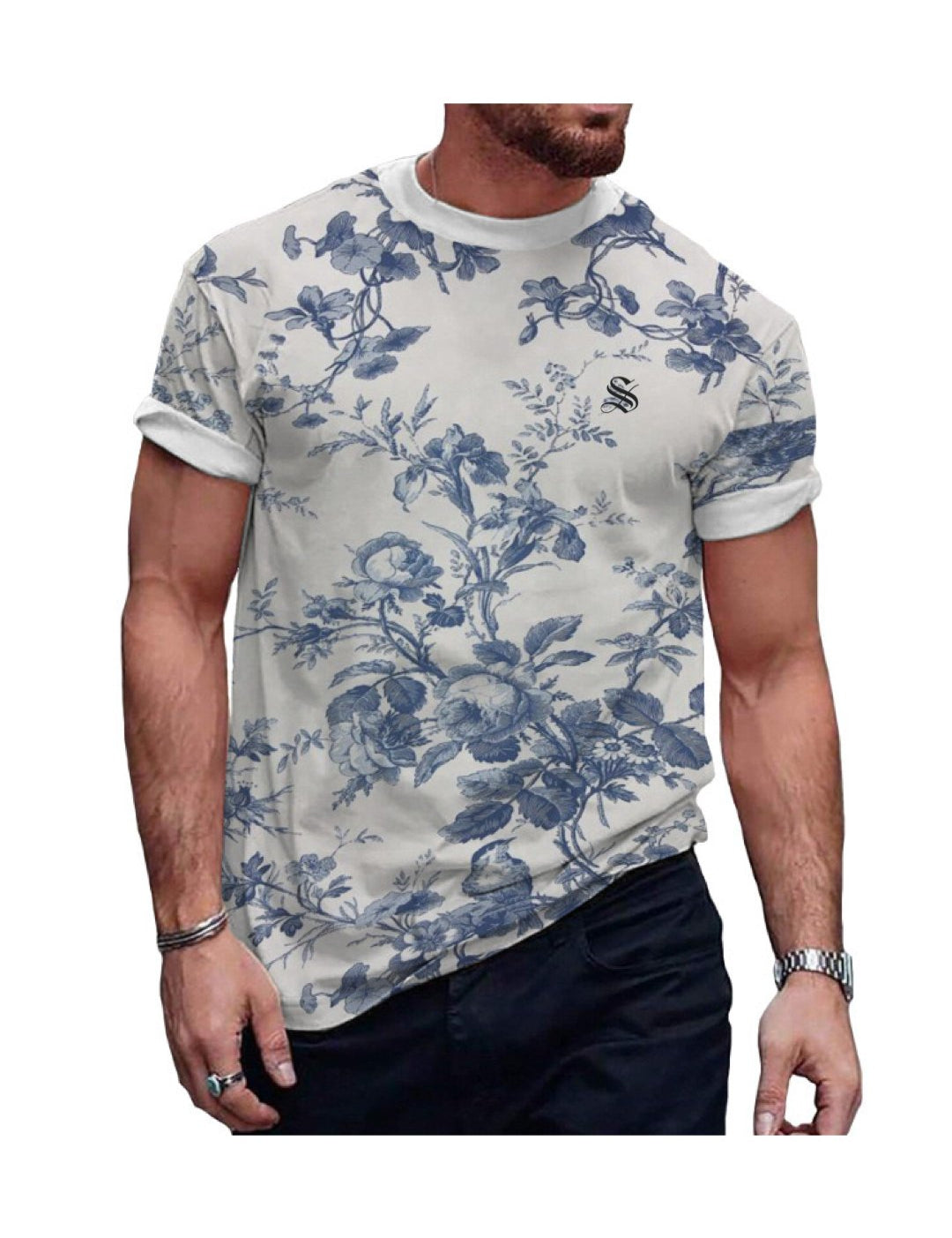 POJ 5 - T-Shirt for Men - Sarman Fashion - Wholesale Clothing Fashion Brand for Men from Canada