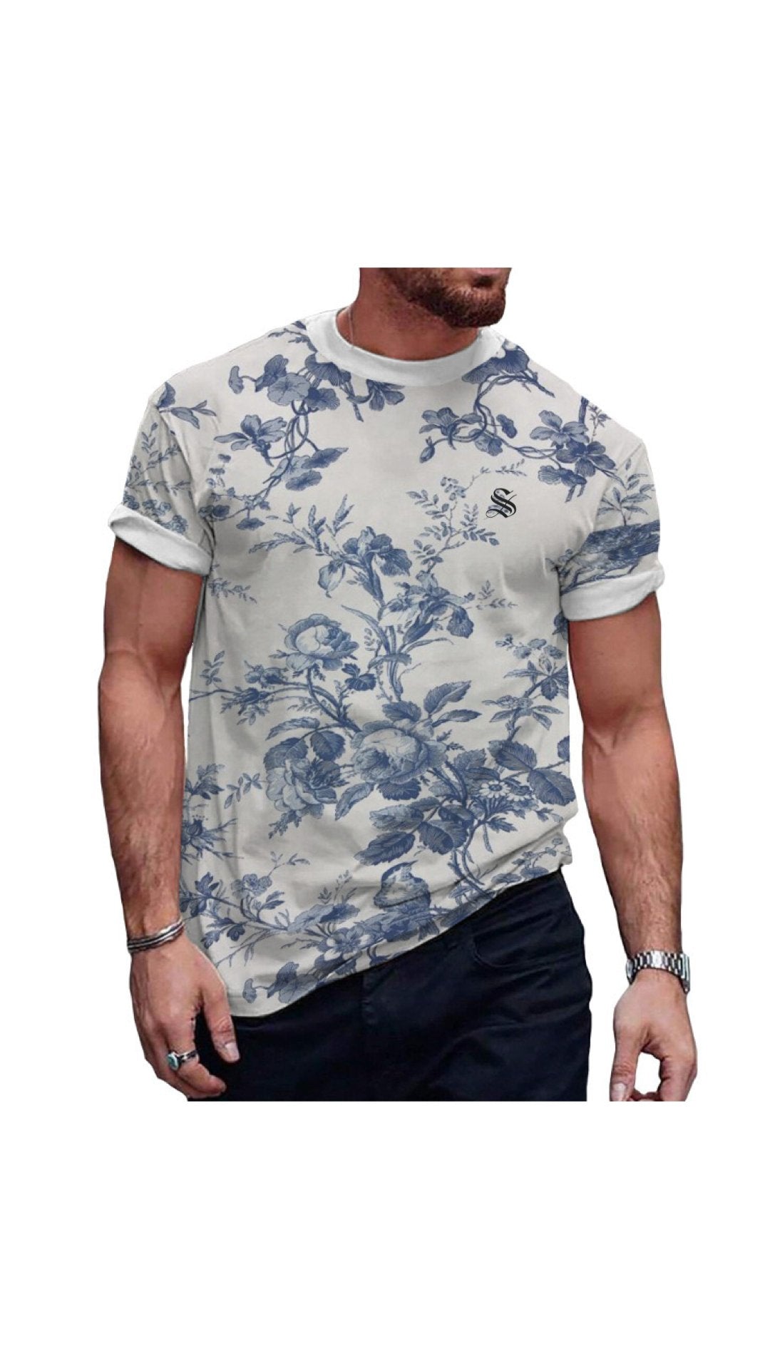 POJ 5 - T-Shirt for Men - Sarman Fashion - Wholesale Clothing Fashion Brand for Men from Canada