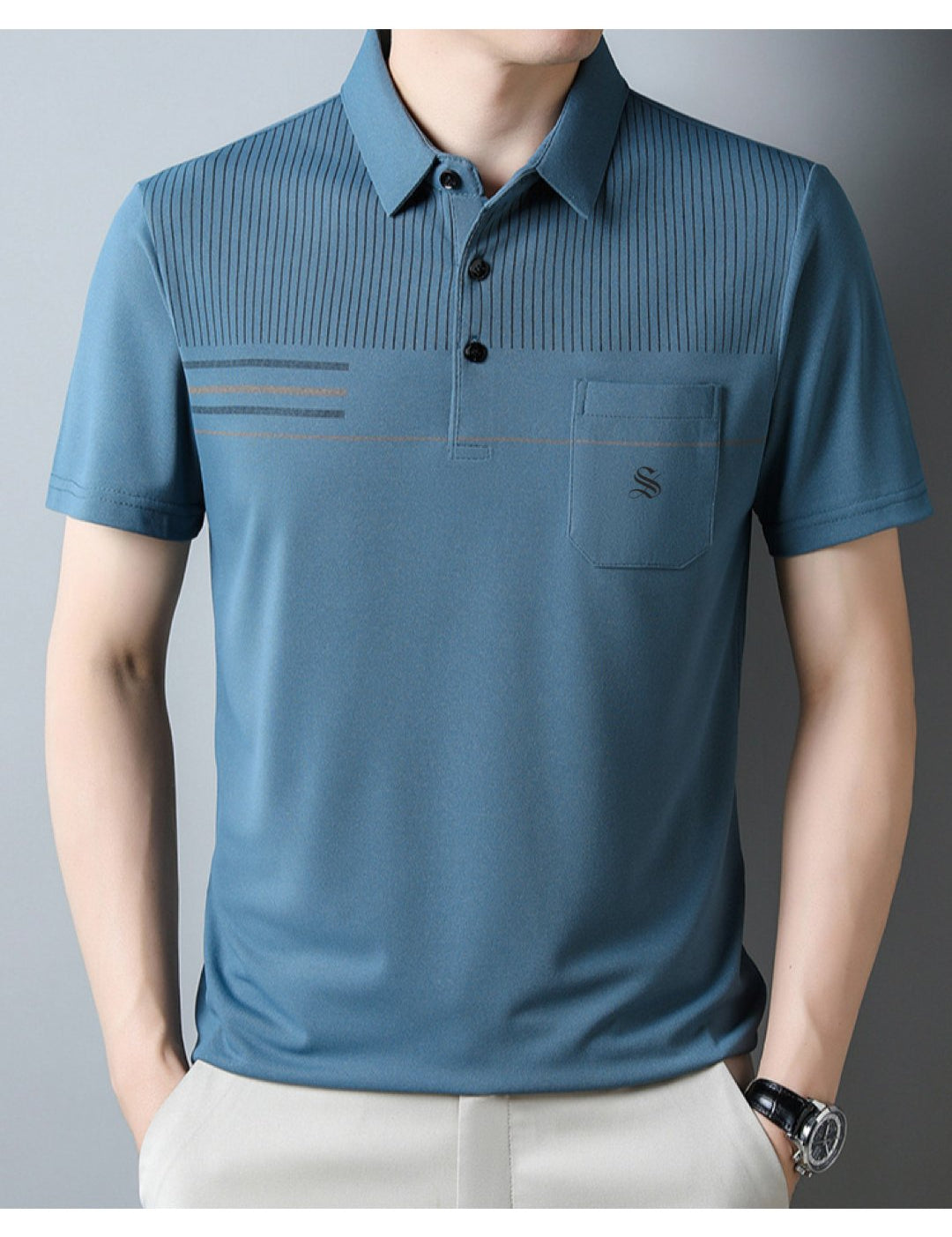 Purulza - Polo Shirt for Men - Sarman Fashion - Wholesale Clothing Fashion Brand for Men from Canada