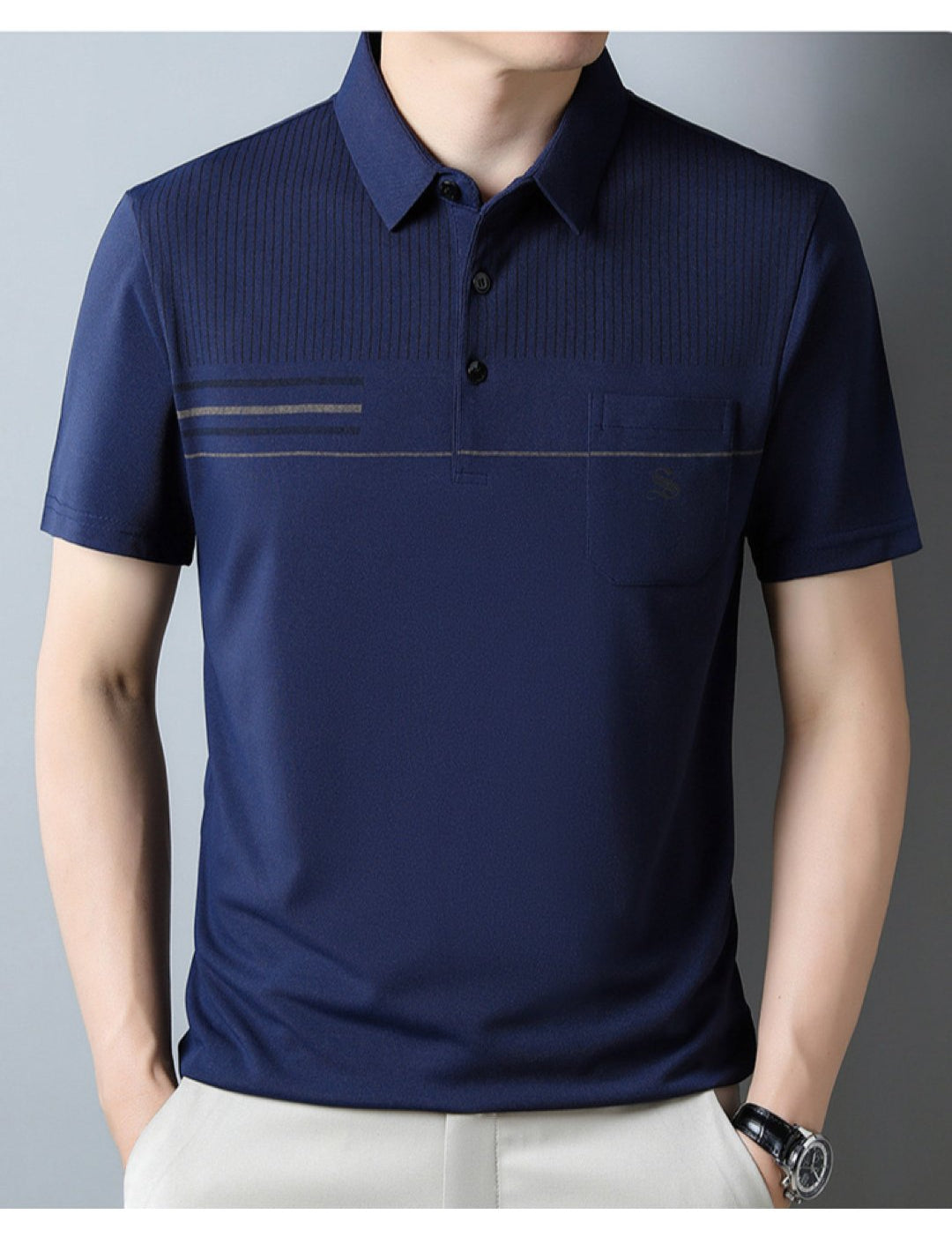 Purulza - Polo Shirt for Men - Sarman Fashion - Wholesale Clothing Fashion Brand for Men from Canada