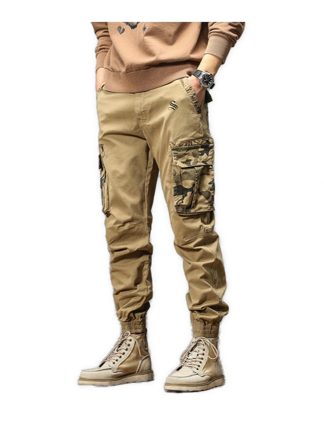 Qaban 10 - Cargo Pants for Men - Sarman Fashion - Wholesale Clothing Fashion Brand for Men from Canada