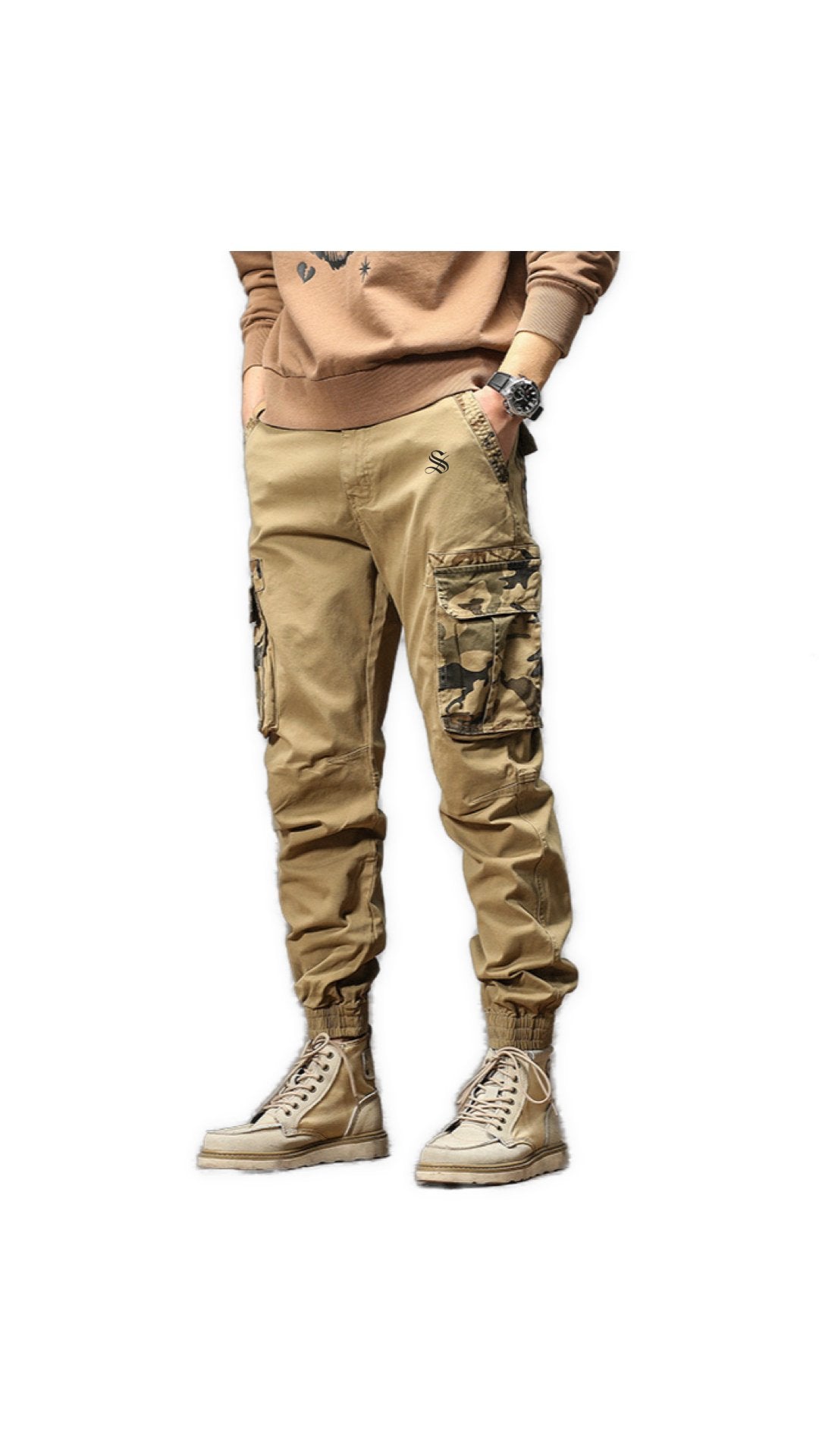 Qaban 10 - Cargo Pants for Men - Sarman Fashion - Wholesale Clothing Fashion Brand for Men from Canada