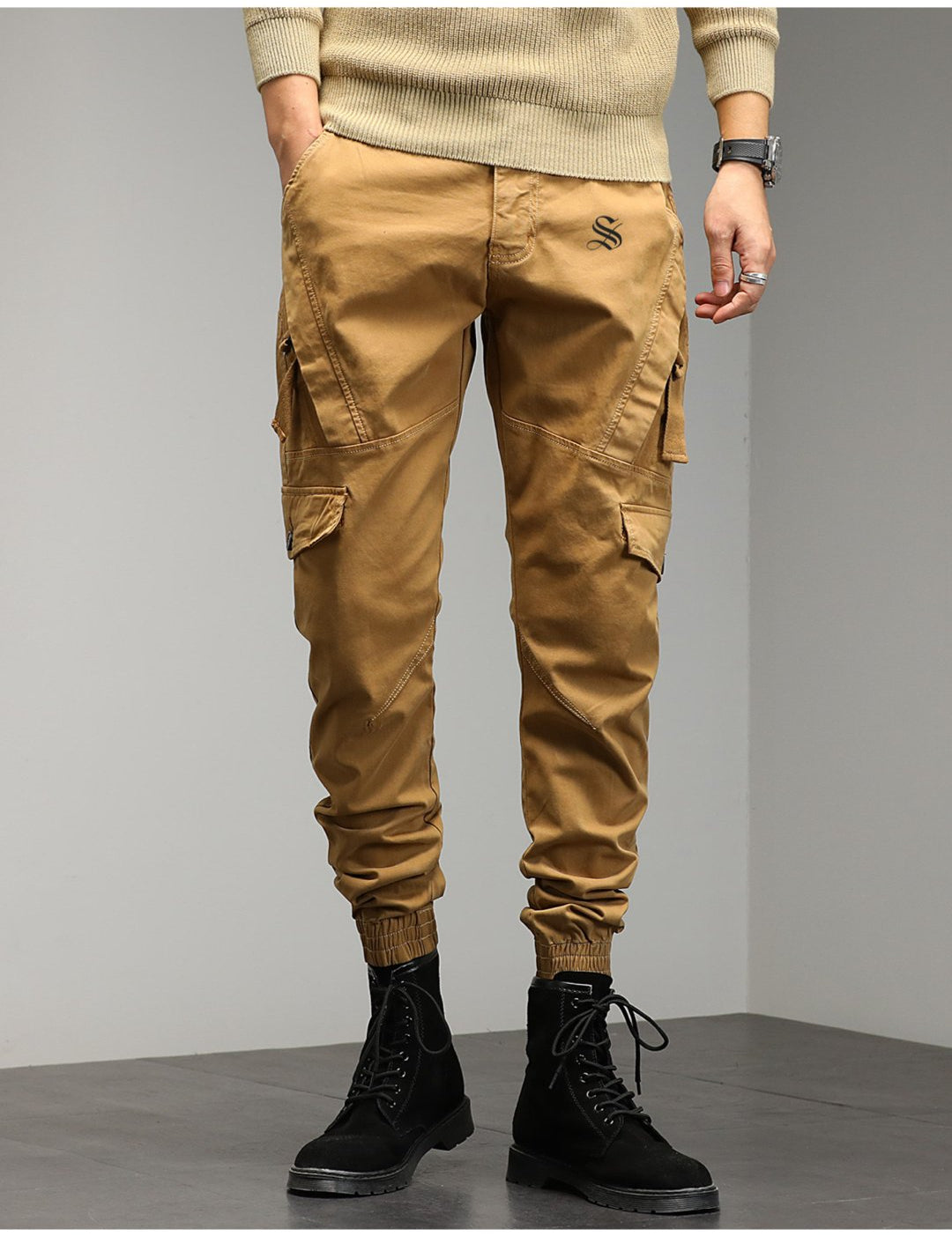 Qaban 10 - Cargo Pants for Men - Sarman Fashion - Wholesale Clothing Fashion Brand for Men from Canada