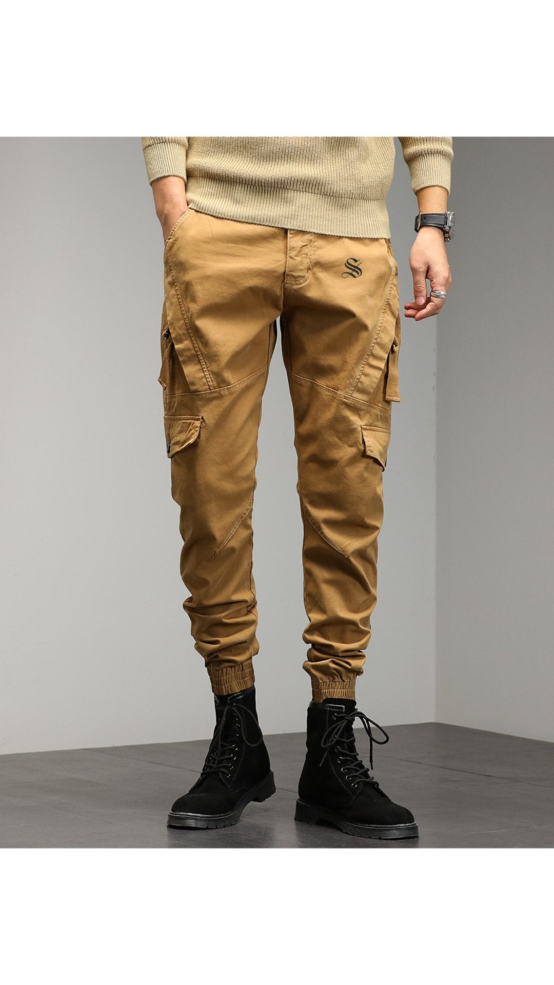 Qaban 10 - Cargo Pants for Men - Sarman Fashion - Wholesale Clothing Fashion Brand for Men from Canada