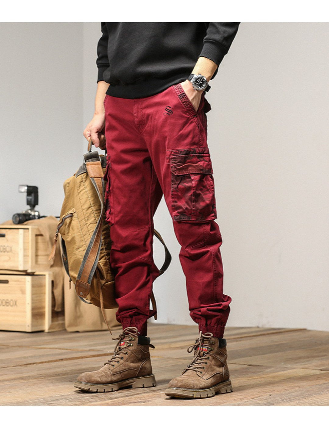 Qaban 10 - Cargo Pants for Men - Sarman Fashion - Wholesale Clothing Fashion Brand for Men from Canada