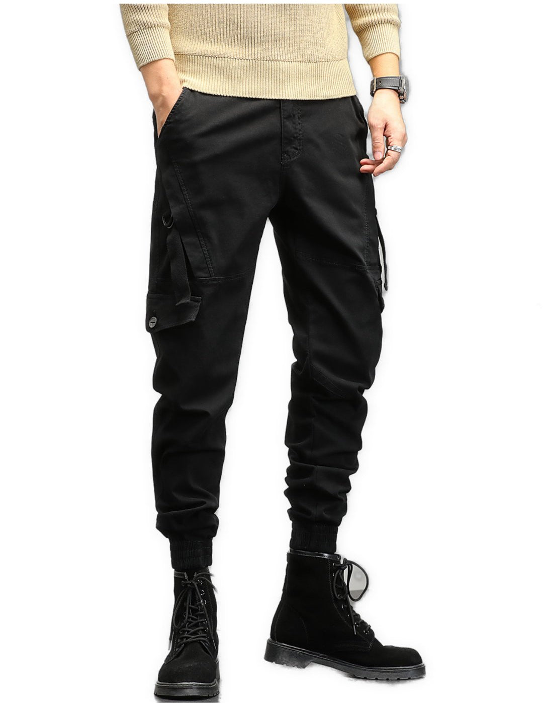 Qaban 10 - Cargo Pants for Men - Sarman Fashion - Wholesale Clothing Fashion Brand for Men from Canada