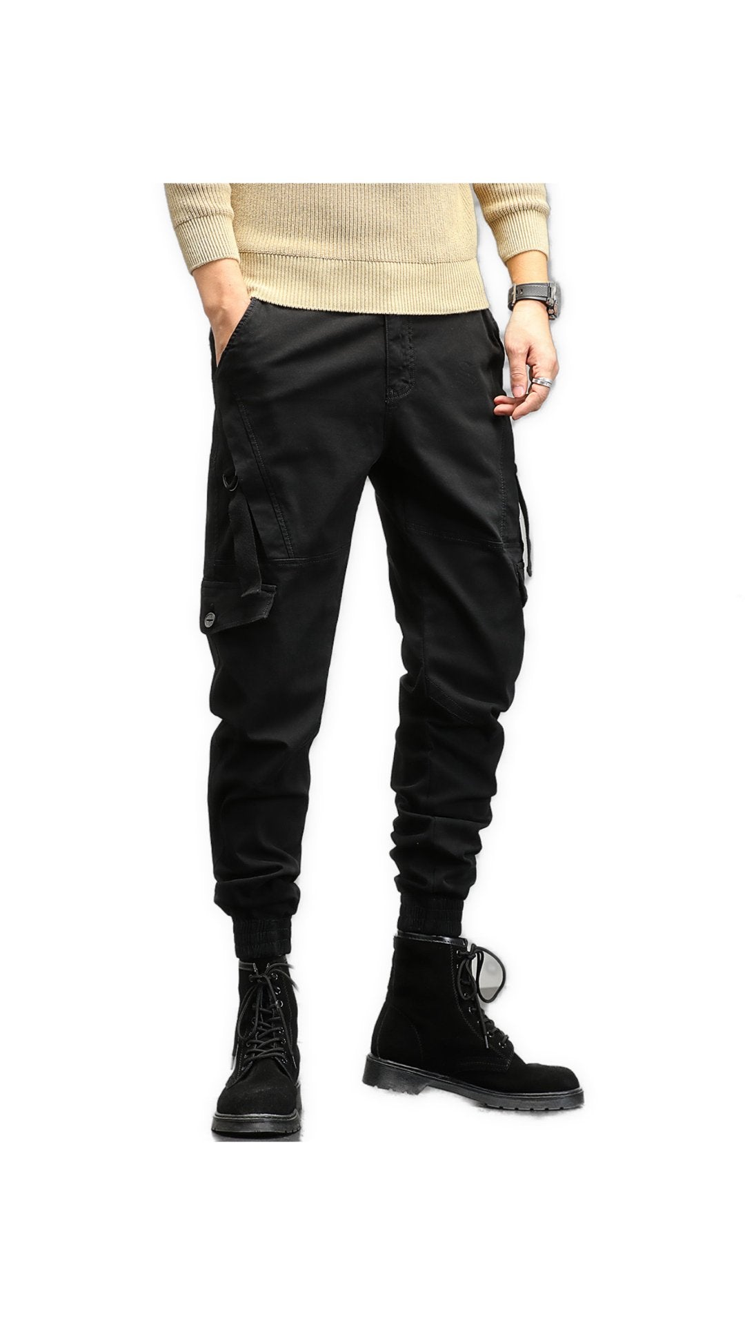 Qaban 10 - Cargo Pants for Men - Sarman Fashion - Wholesale Clothing Fashion Brand for Men from Canada