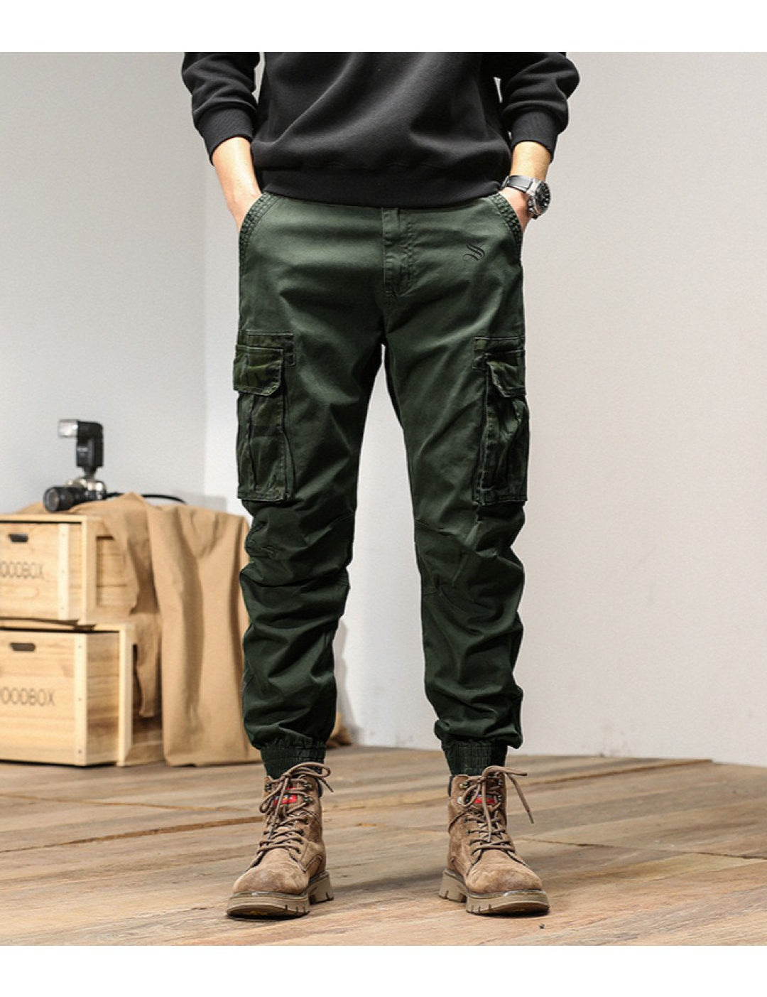 Qaban 10 - Cargo Pants for Men - Sarman Fashion - Wholesale Clothing Fashion Brand for Men from Canada