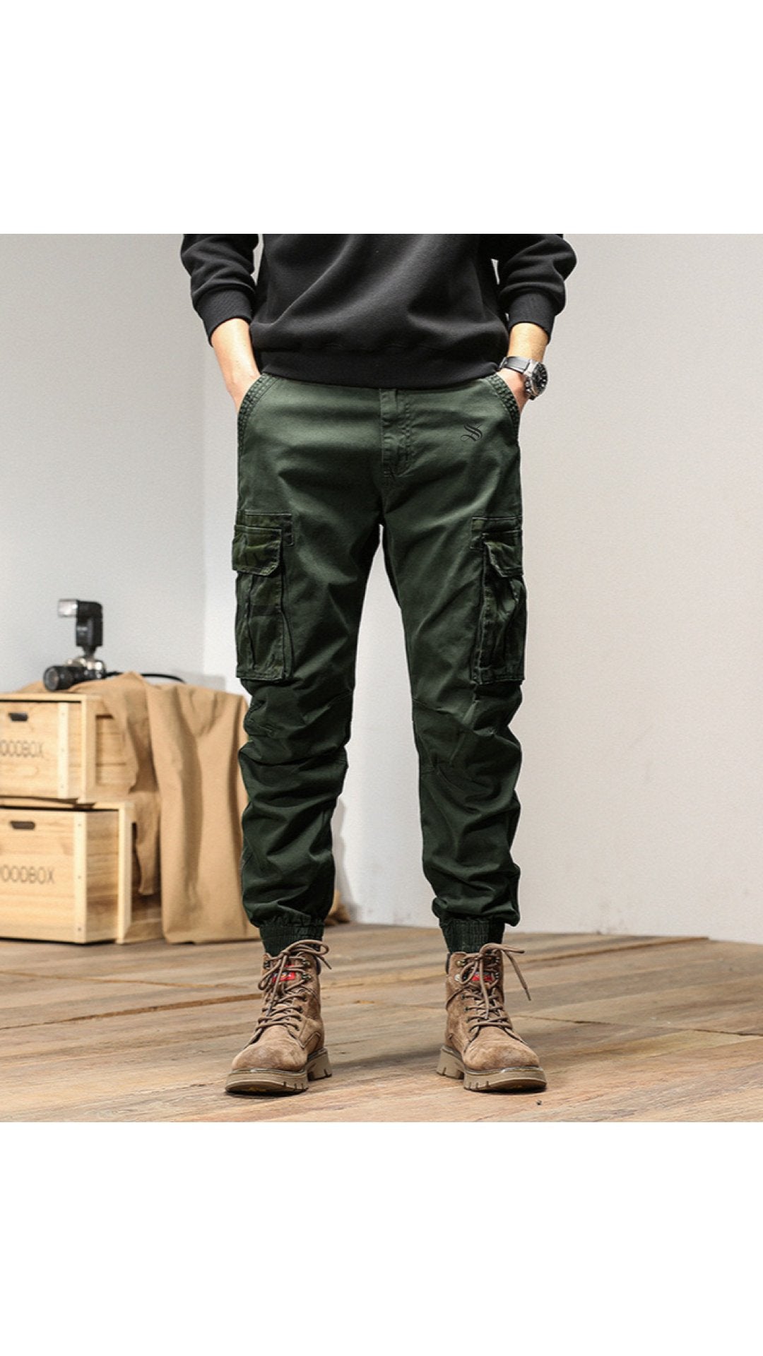 Qaban 10 - Cargo Pants for Men - Sarman Fashion - Wholesale Clothing Fashion Brand for Men from Canada