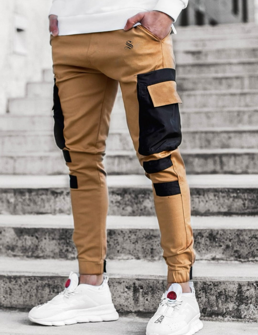 Qaban 4 - Cargo Pants for Men - Sarman Fashion - Wholesale Clothing Fashion Brand for Men from Canada