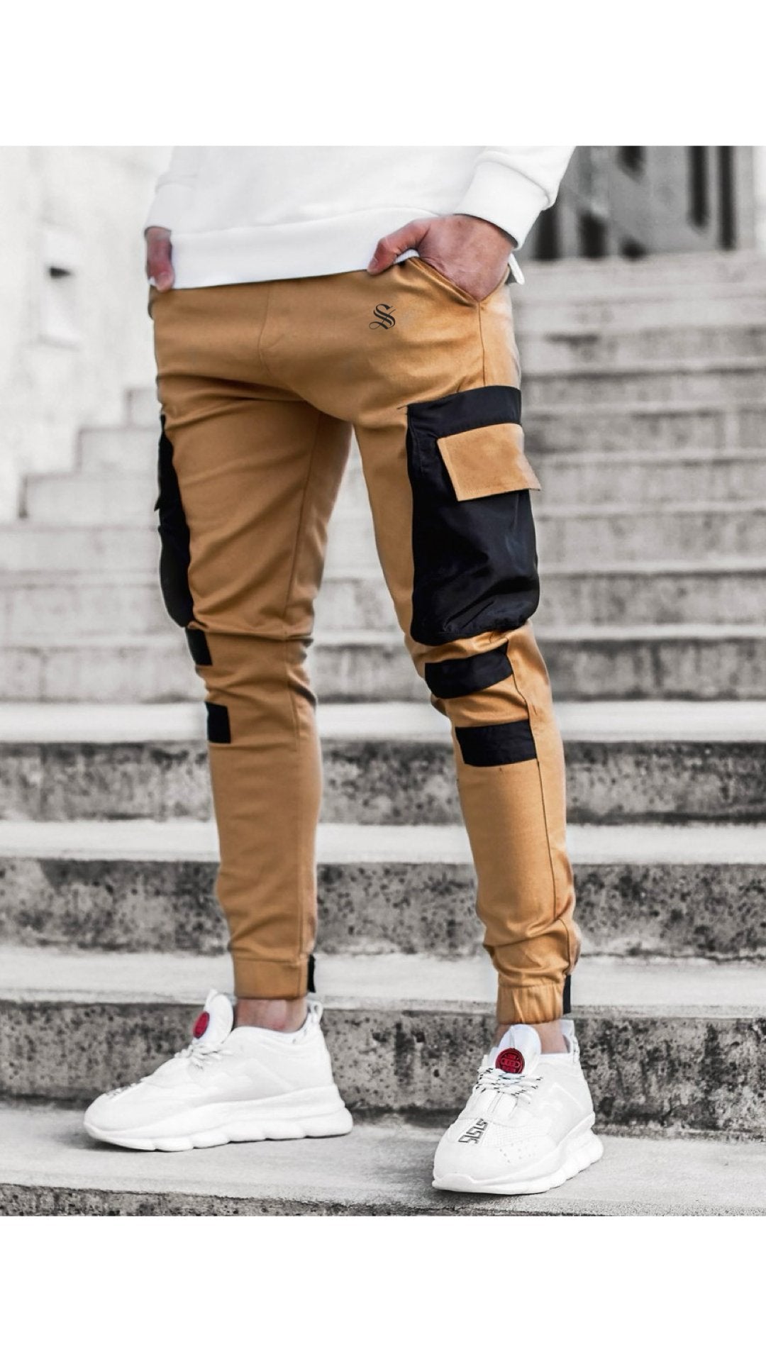 Qaban 4 - Cargo Pants for Men - Sarman Fashion - Wholesale Clothing Fashion Brand for Men from Canada