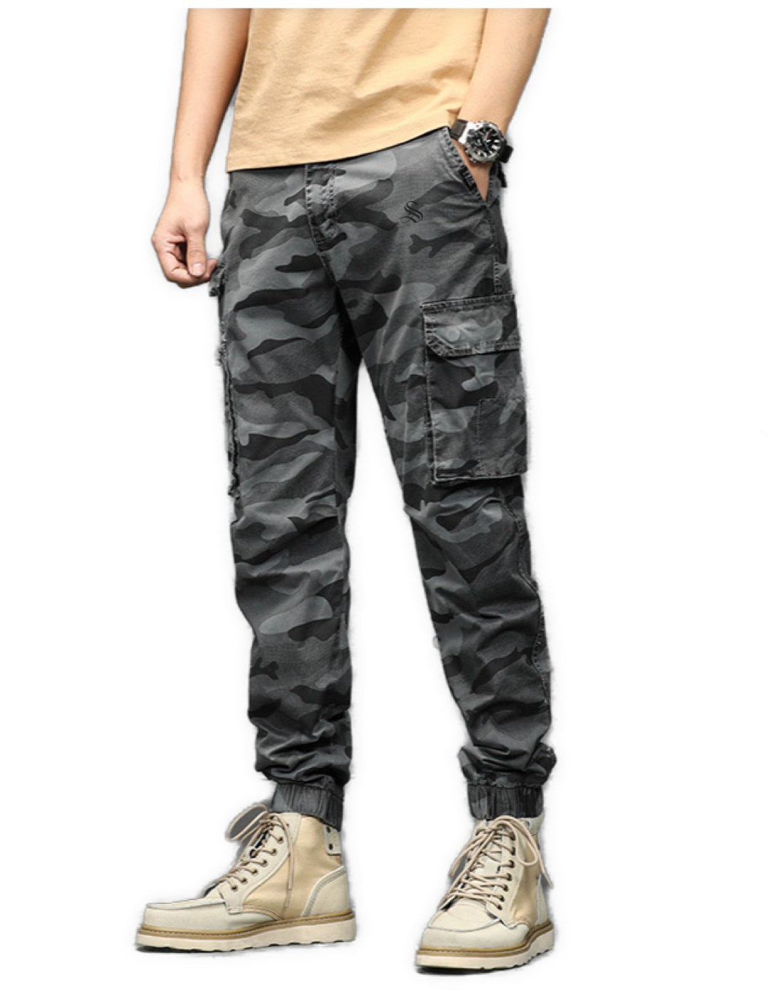 Qaban 8 - Cargo Pants for Men - Sarman Fashion - Wholesale Clothing Fashion Brand for Men from Canada