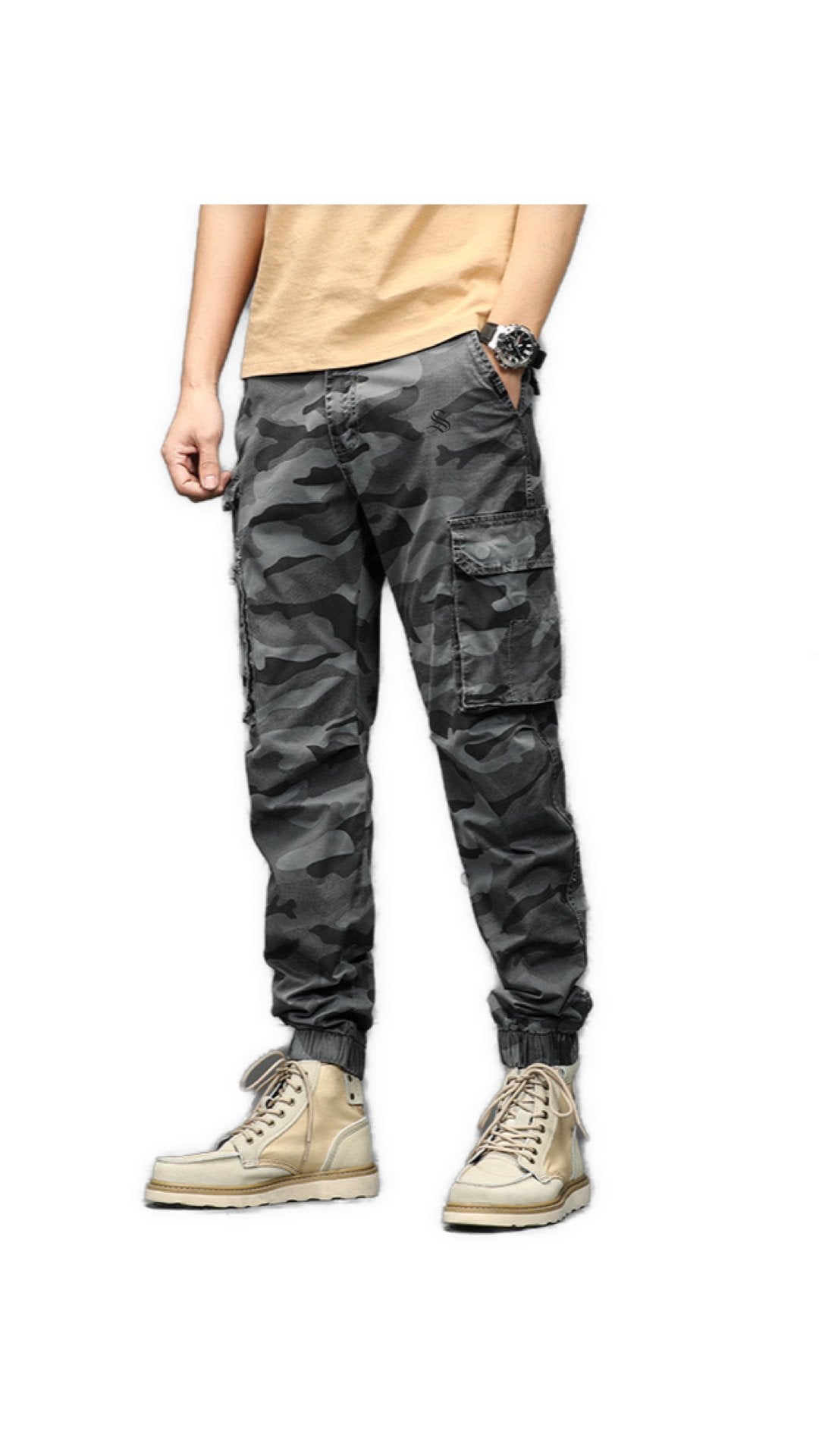 Qaban 8 - Cargo Pants for Men - Sarman Fashion - Wholesale Clothing Fashion Brand for Men from Canada