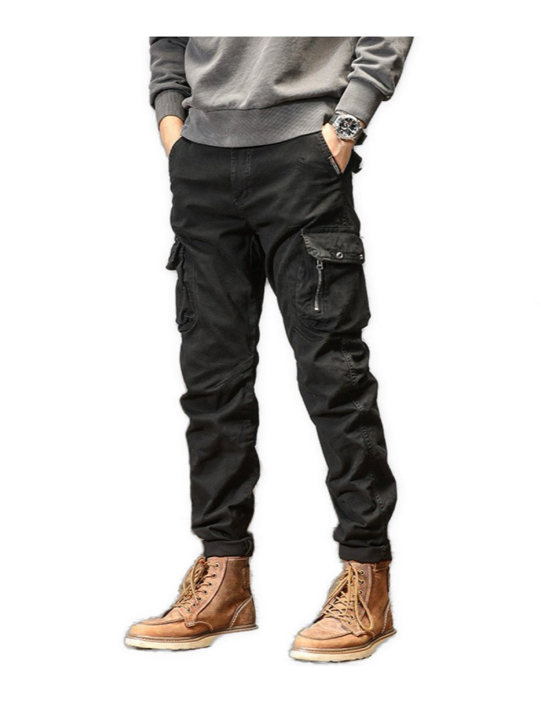 Qaban 9 - Cargo Pants for Men - Sarman Fashion - Wholesale Clothing Fashion Brand for Men from Canada