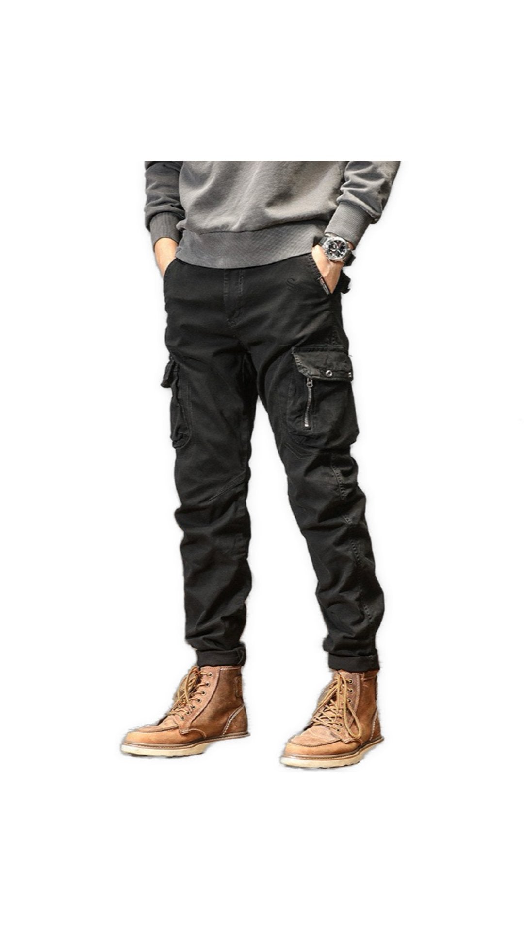 Qaban 9 - Cargo Pants for Men - Sarman Fashion - Wholesale Clothing Fashion Brand for Men from Canada