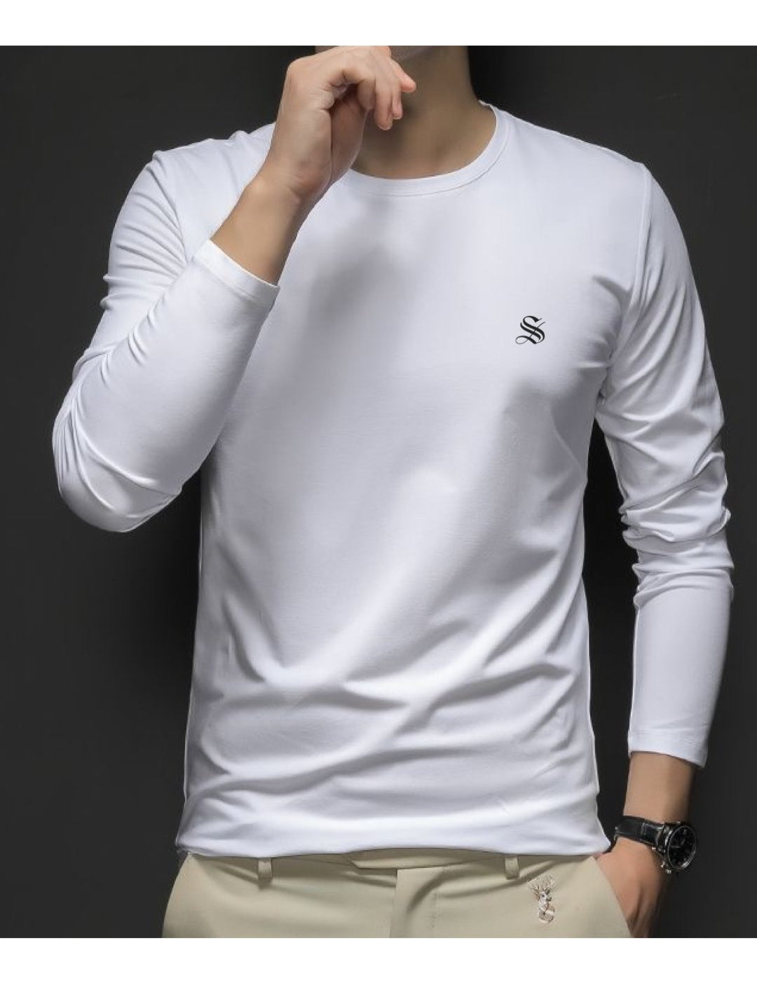 Qoka - Long Sleeve Shirt for Men - Sarman Fashion - Wholesale Clothing Fashion Brand for Men from Canada