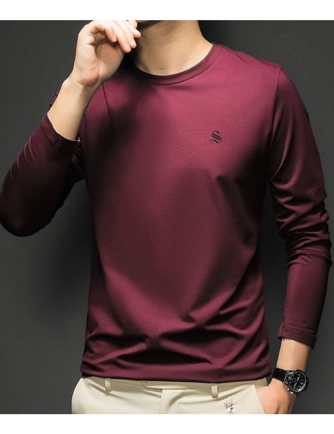 Qoka - Long Sleeve Shirt for Men - Sarman Fashion - Wholesale Clothing Fashion Brand for Men from Canada