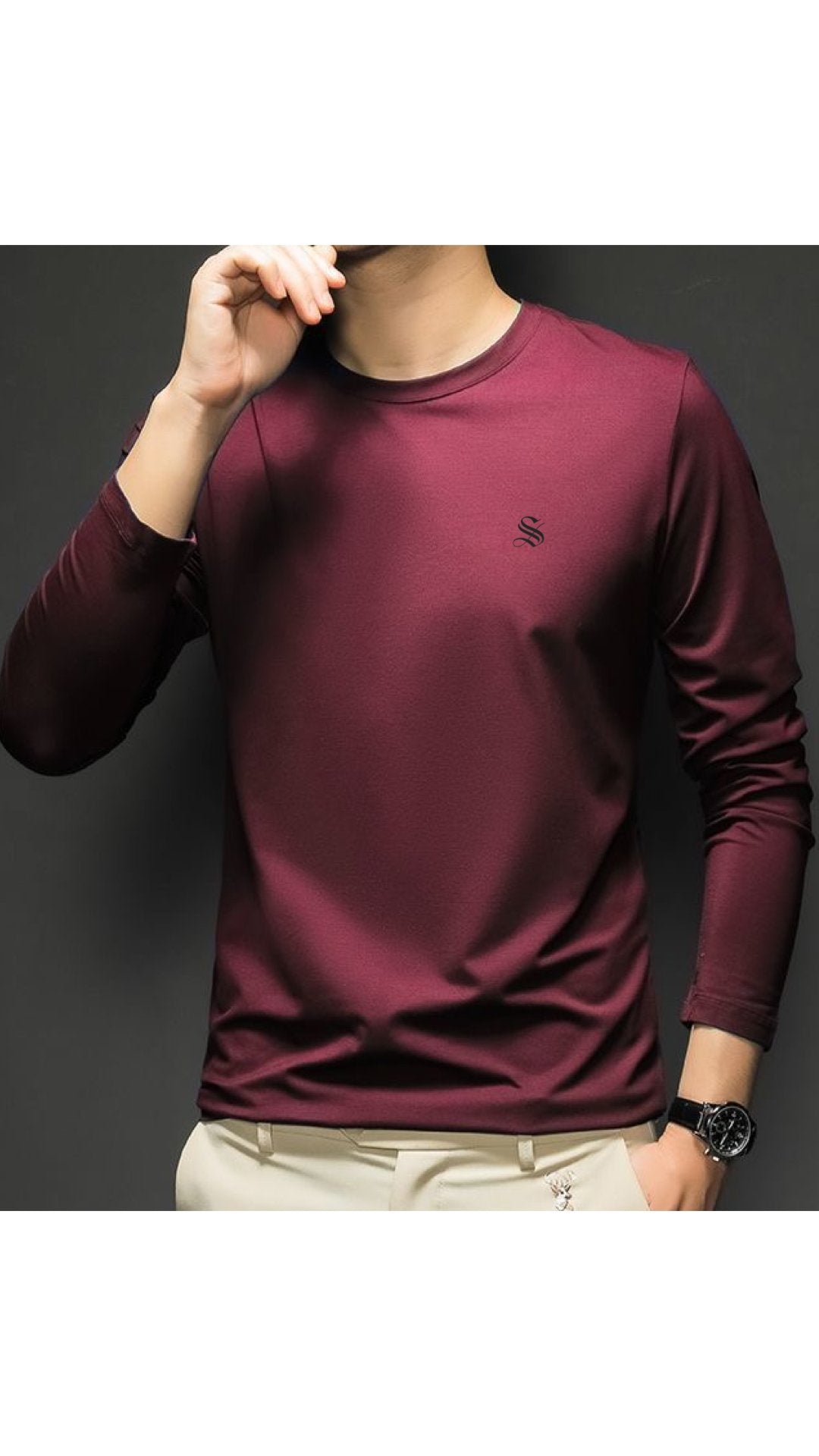 Qoka - Long Sleeve Shirt for Men - Sarman Fashion - Wholesale Clothing Fashion Brand for Men from Canada