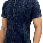 Qoqok - Short Sleeves Shirt for Men - Sarman Fashion - Wholesale Clothing Fashion Brand for Men from Canada