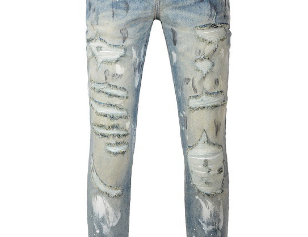 Reskolov - Skinny Legs Denim Jeans for Men - Sarman Fashion - Wholesale Clothing Fashion Brand for Men from Canada