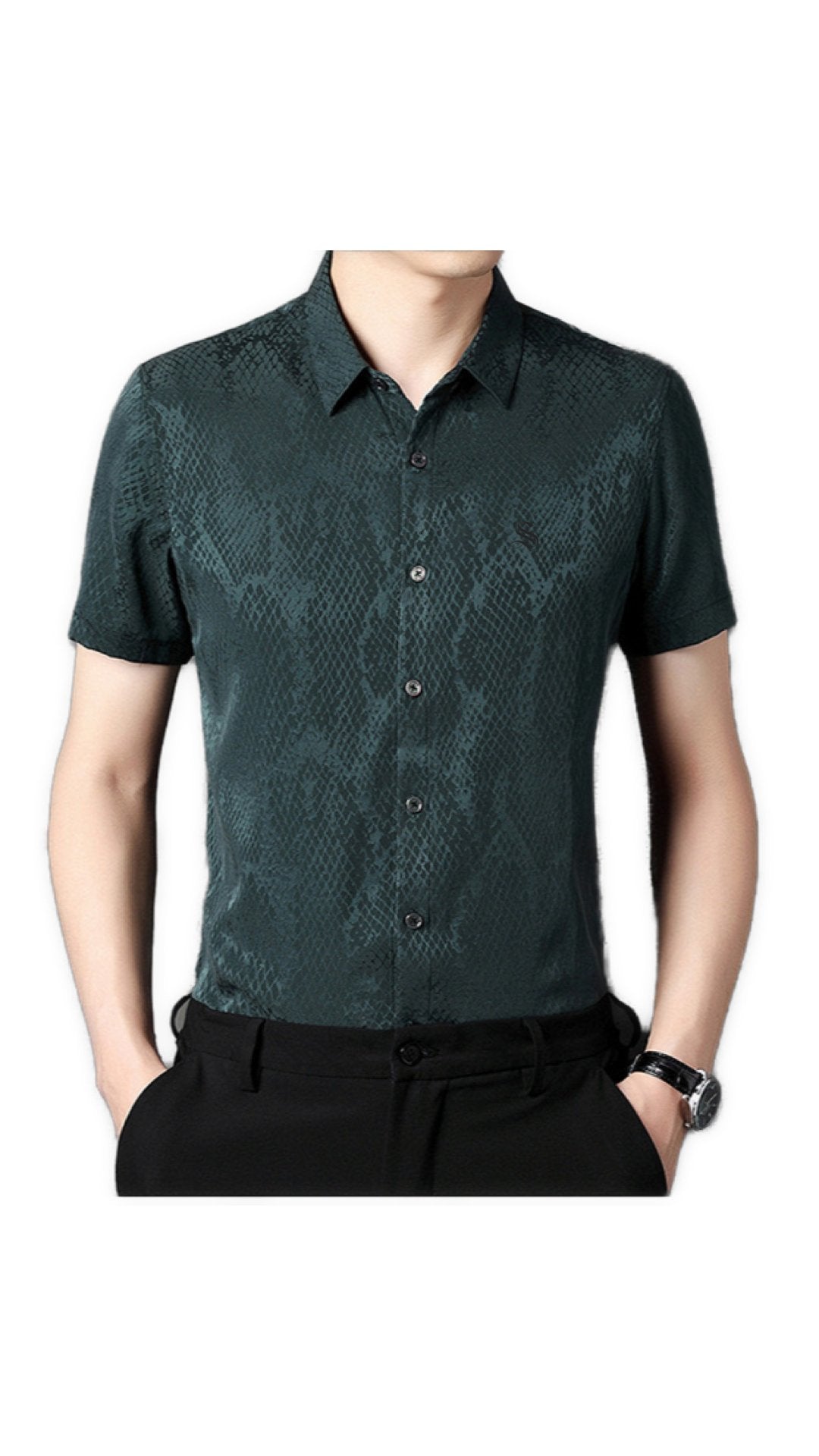 Rezina - Short Sleeves Shirt for Men - Sarman Fashion - Wholesale Clothing Fashion Brand for Men from Canada