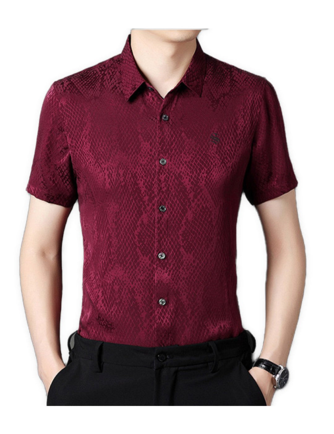 Rezina - Short Sleeves Shirt for Men - Sarman Fashion - Wholesale Clothing Fashion Brand for Men from Canada