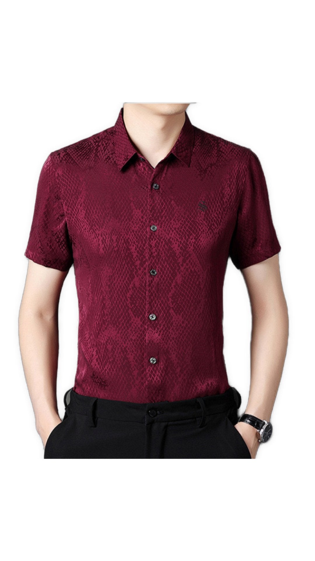 Rezina - Short Sleeves Shirt for Men - Sarman Fashion - Wholesale Clothing Fashion Brand for Men from Canada