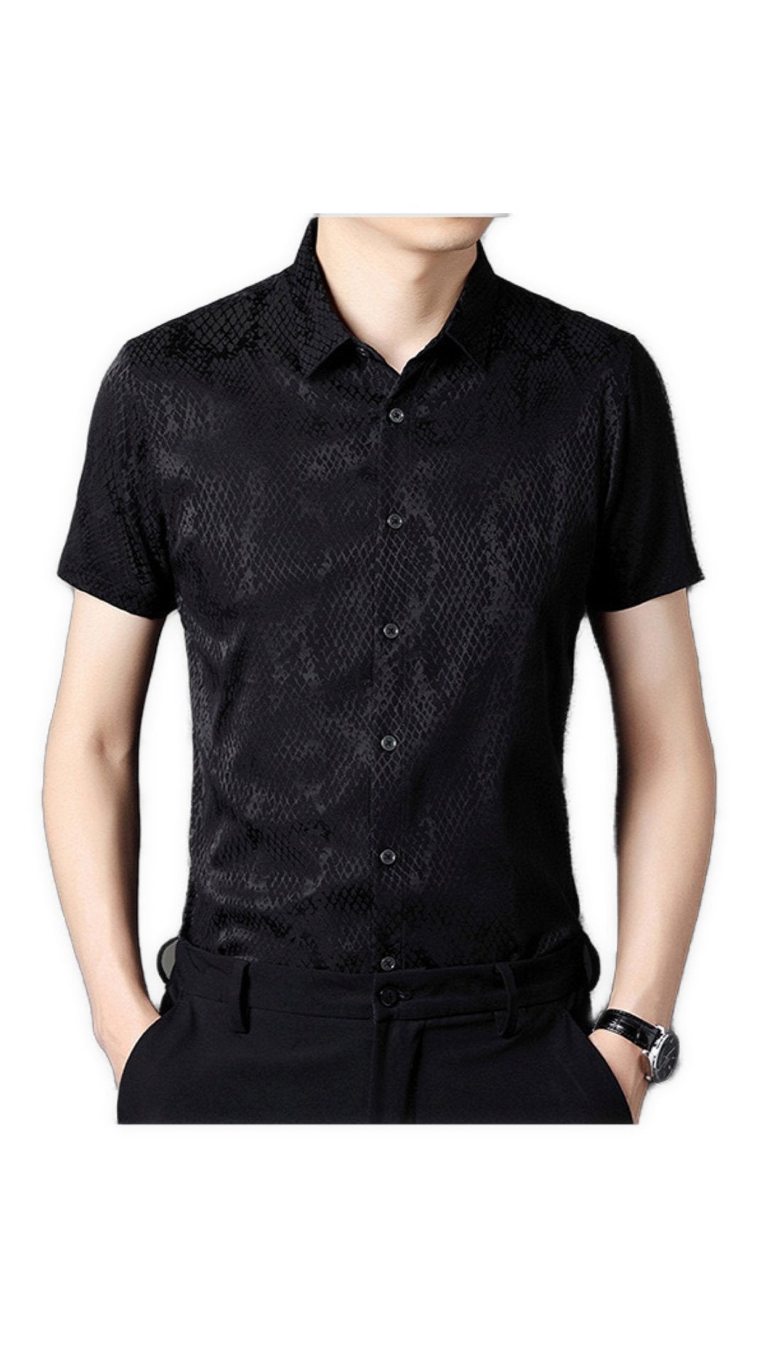 Rezina - Short Sleeves Shirt for Men - Sarman Fashion - Wholesale Clothing Fashion Brand for Men from Canada