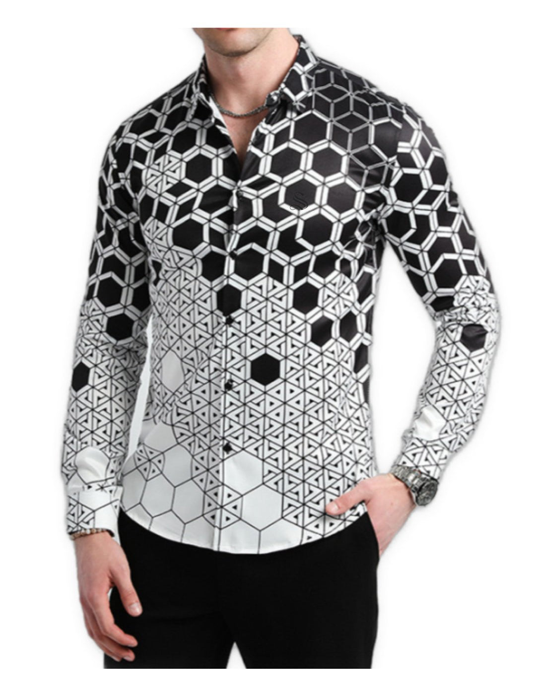 Rio - Long Sleeves Shirt for Men - Sarman Fashion - Wholesale Clothing Fashion Brand for Men from Canada