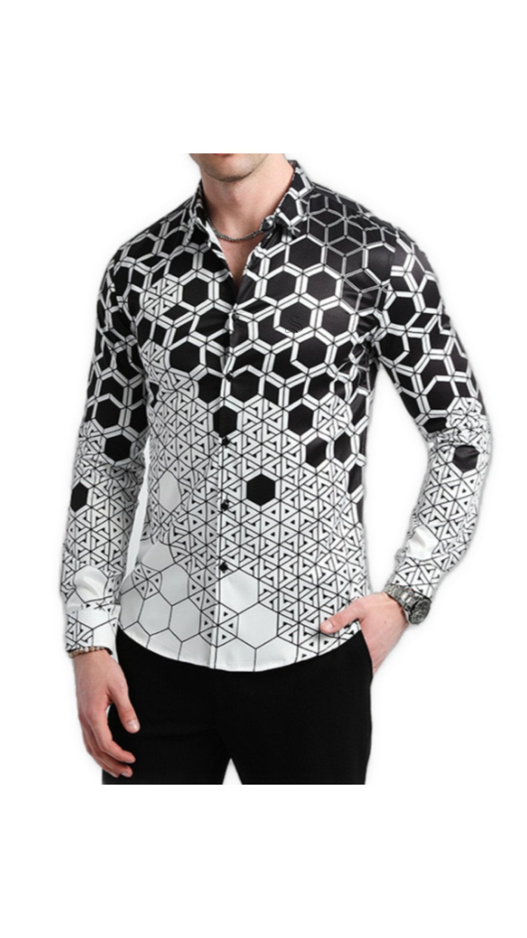 Rio - Long Sleeves Shirt for Men - Sarman Fashion - Wholesale Clothing Fashion Brand for Men from Canada