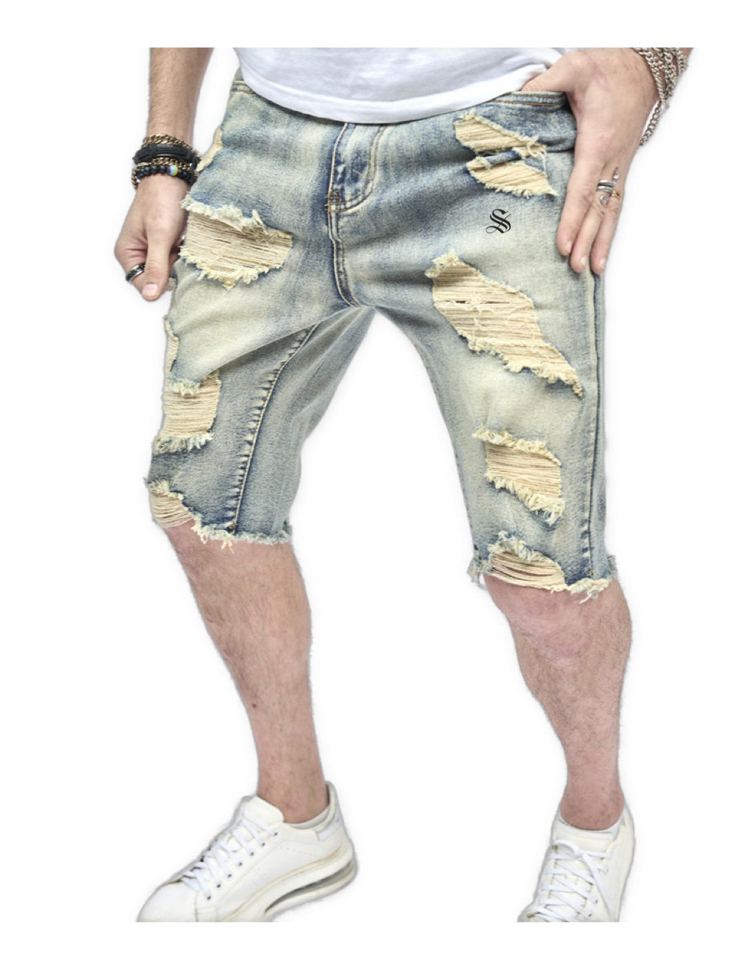 RipRo - Jeans Shorts for Men - Sarman Fashion - Wholesale Clothing Fashion Brand for Men from Canada