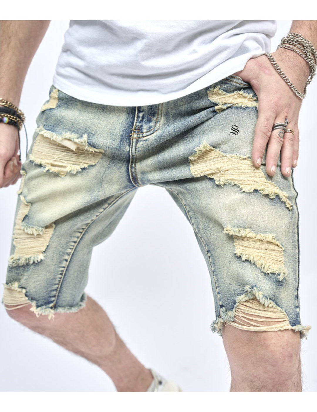 RipRo - Jeans Shorts for Men - Sarman Fashion - Wholesale Clothing Fashion Brand for Men from Canada