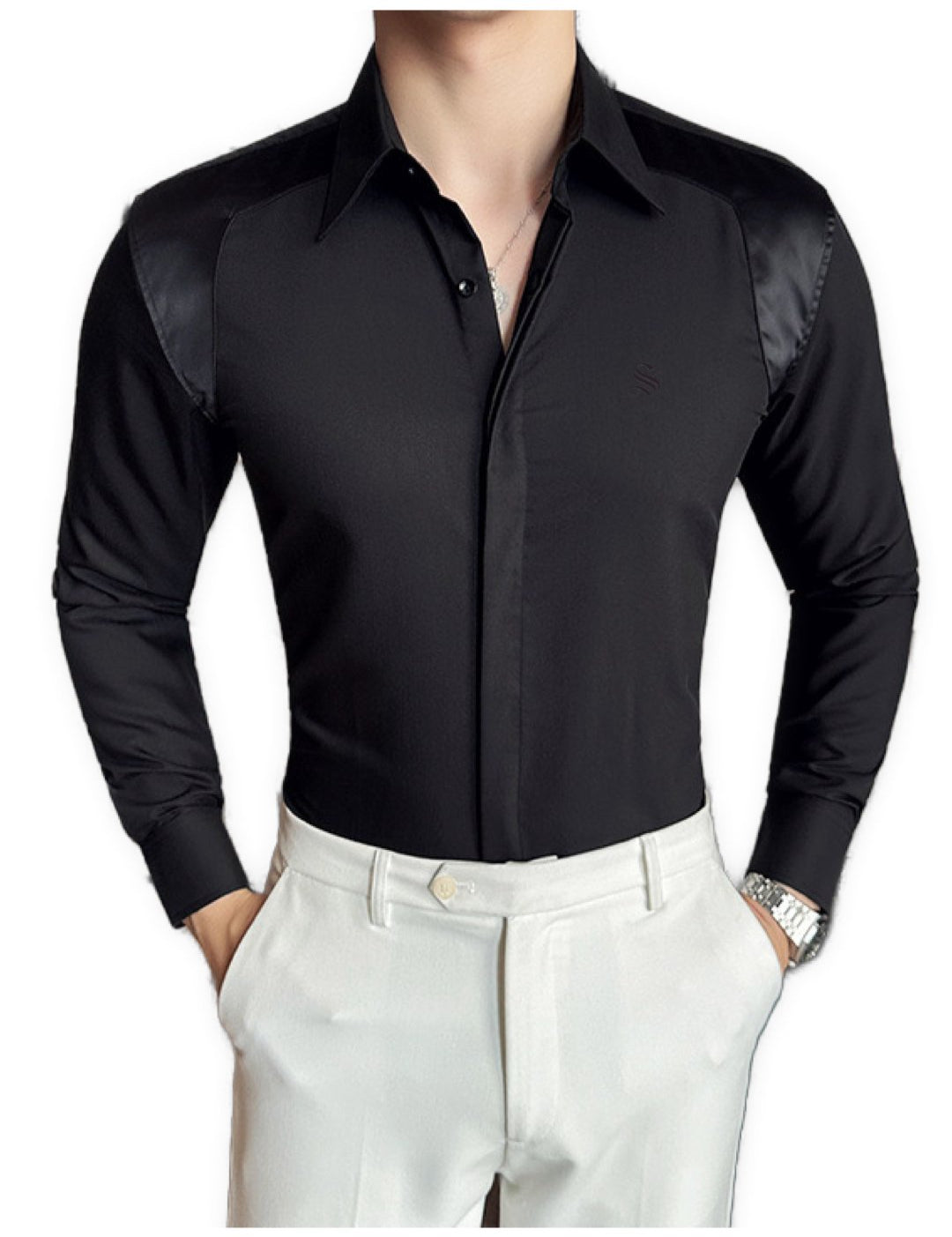 RUUN - Long Sleeves Shirt for Men - Sarman Fashion - Wholesale Clothing Fashion Brand for Men from Canada