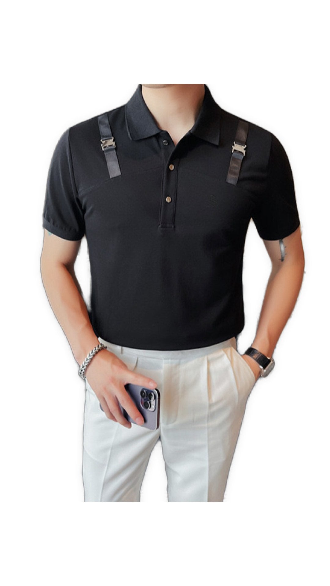 Safe 4 - Polo Shirt for Men - Sarman Fashion - Wholesale Clothing Fashion Brand for Men from Canada