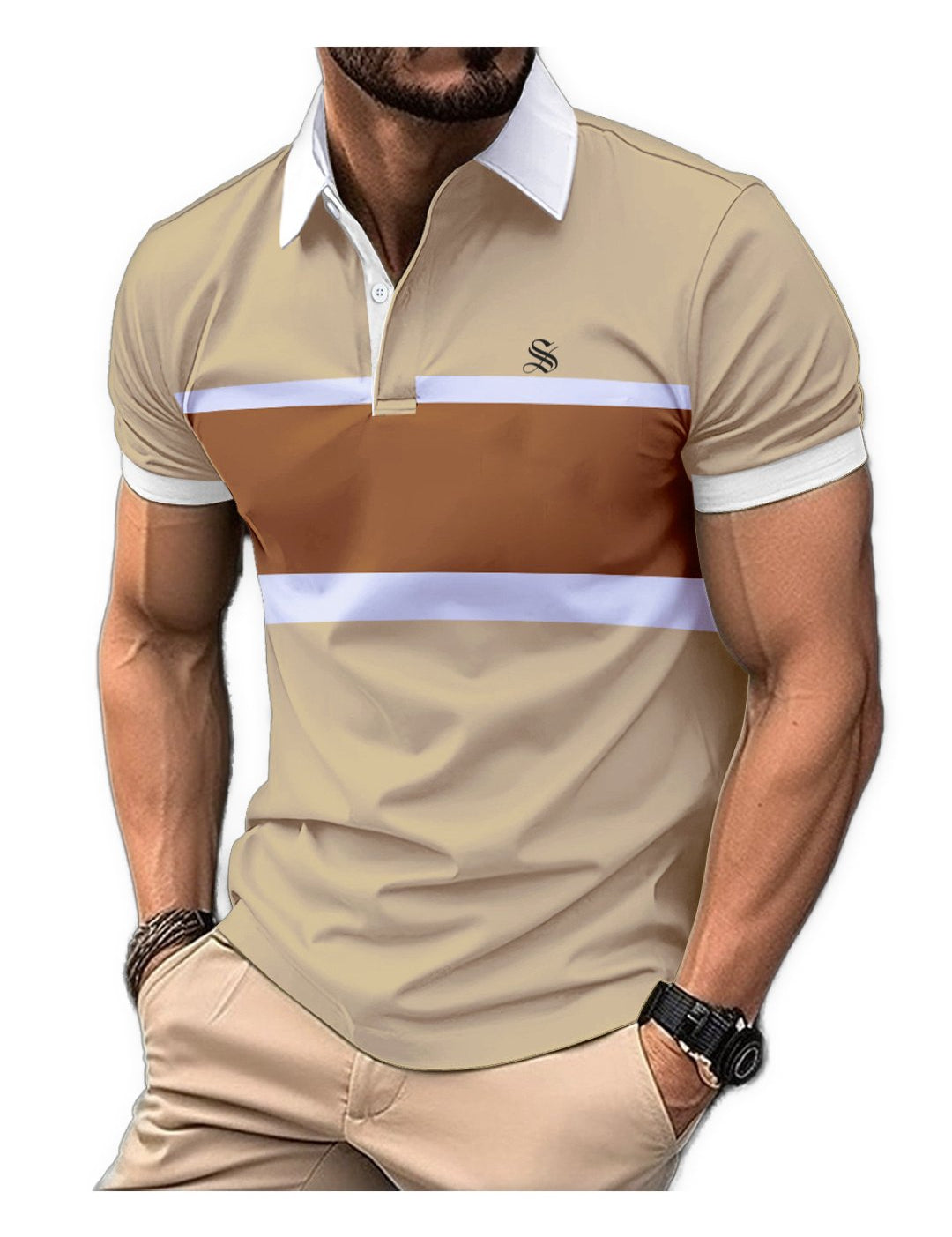 Sandra - Polo Shirt for Men - Sarman Fashion - Wholesale Clothing Fashion Brand for Men from Canada