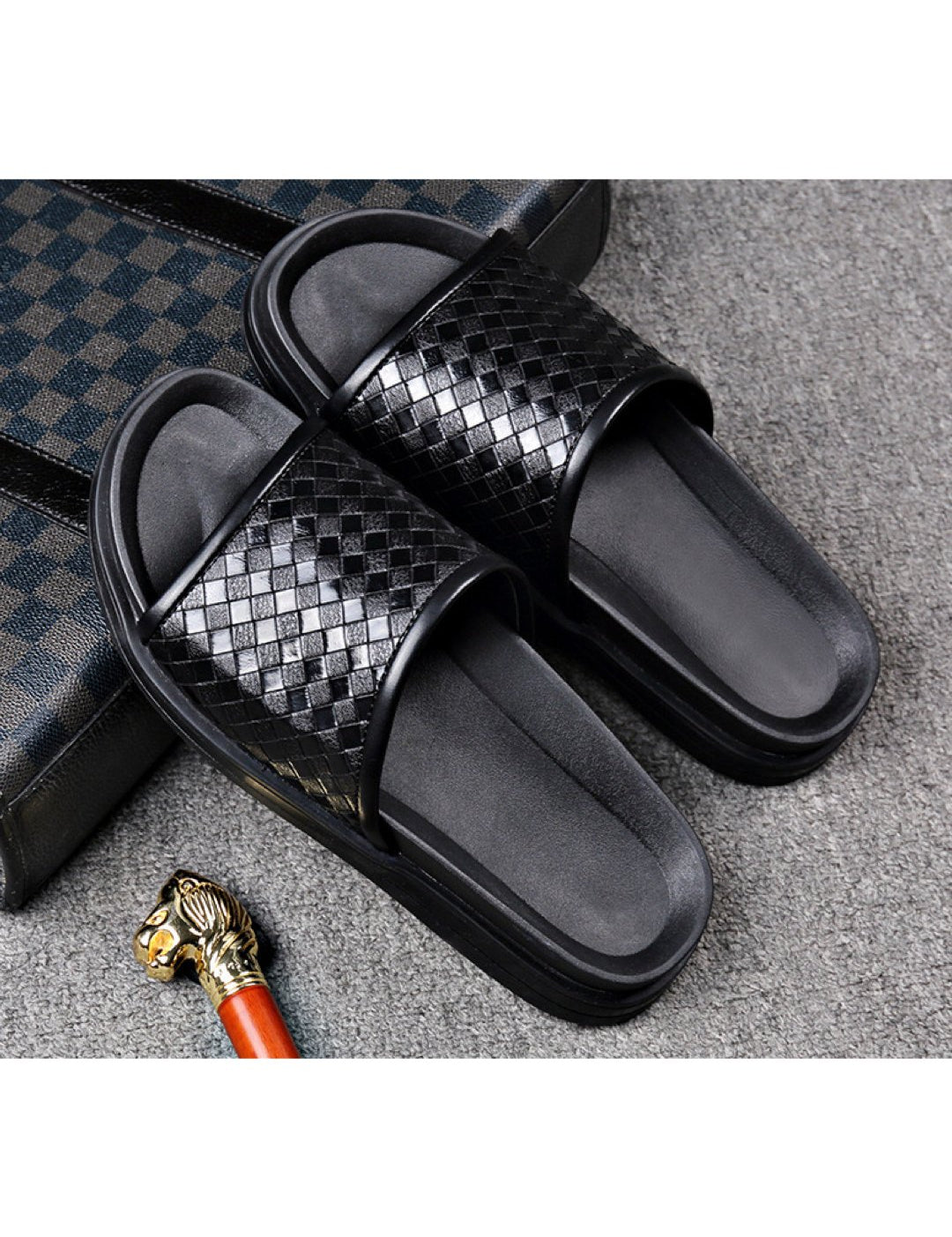 Sbin - Men’s Slippers Shoes - Sarman Fashion - Wholesale Clothing Fashion Brand for Men from Canada