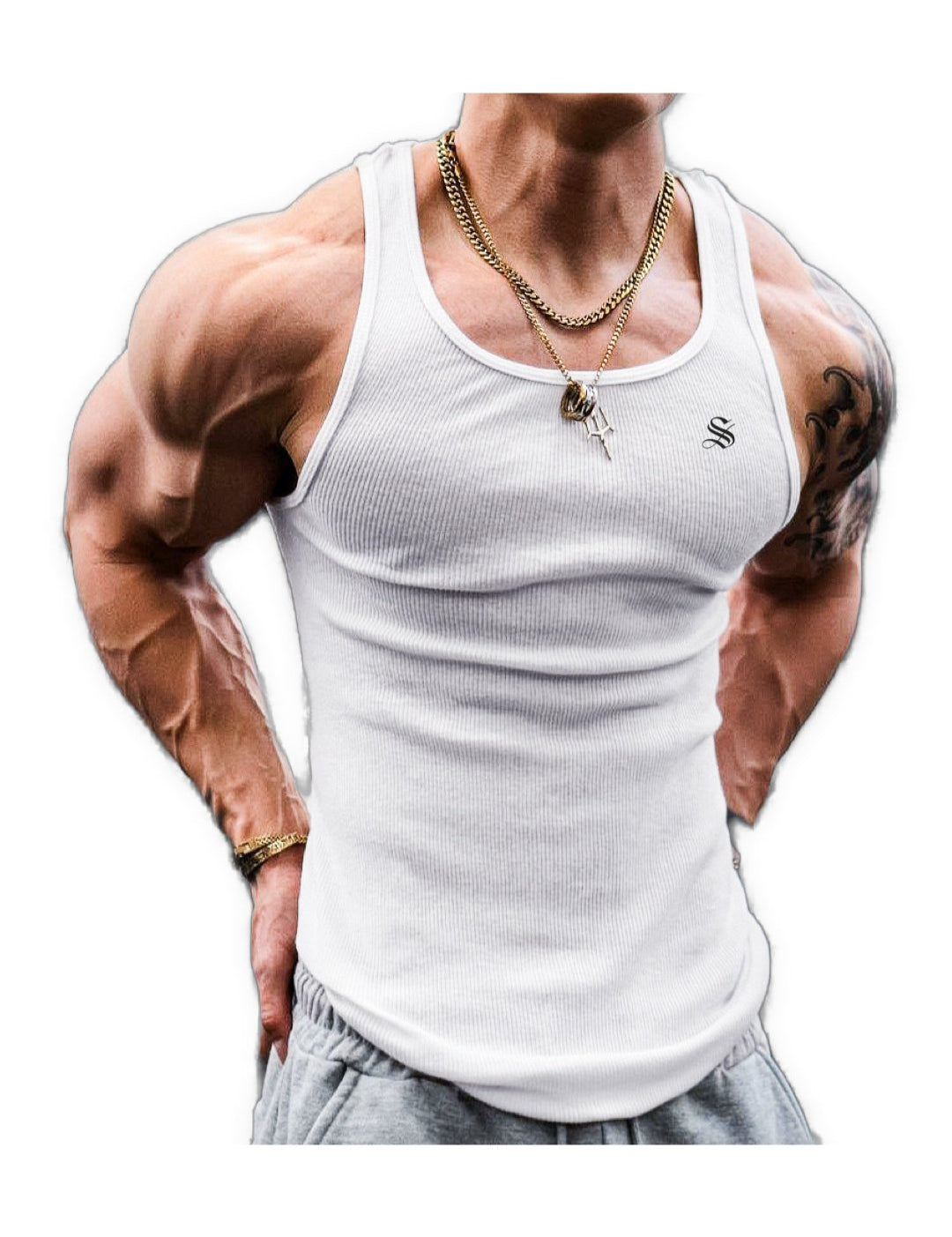 Sizi - Tank Top for Men - Sarman Fashion - Wholesale Clothing Fashion Brand for Men from Canada