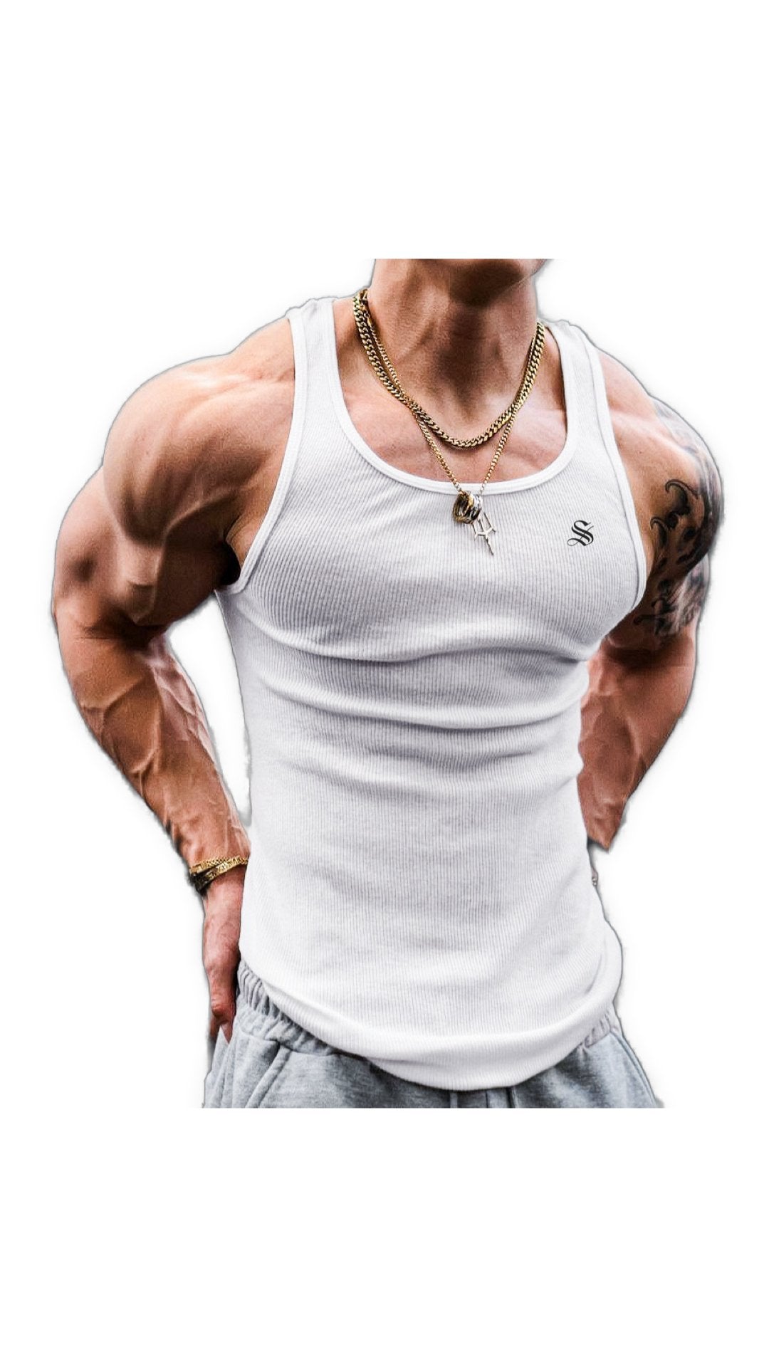 Sizi - Tank Top for Men - Sarman Fashion - Wholesale Clothing Fashion Brand for Men from Canada