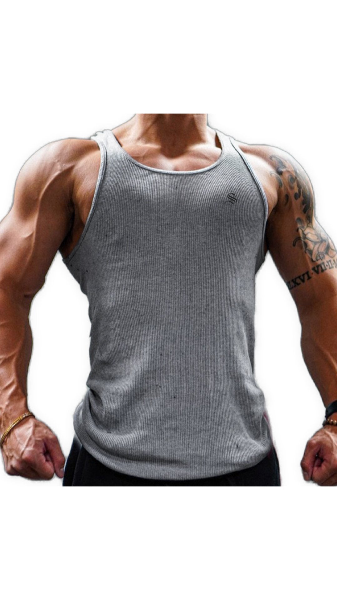 Sizi - Tank Top for Men - Sarman Fashion - Wholesale Clothing Fashion Brand for Men from Canada