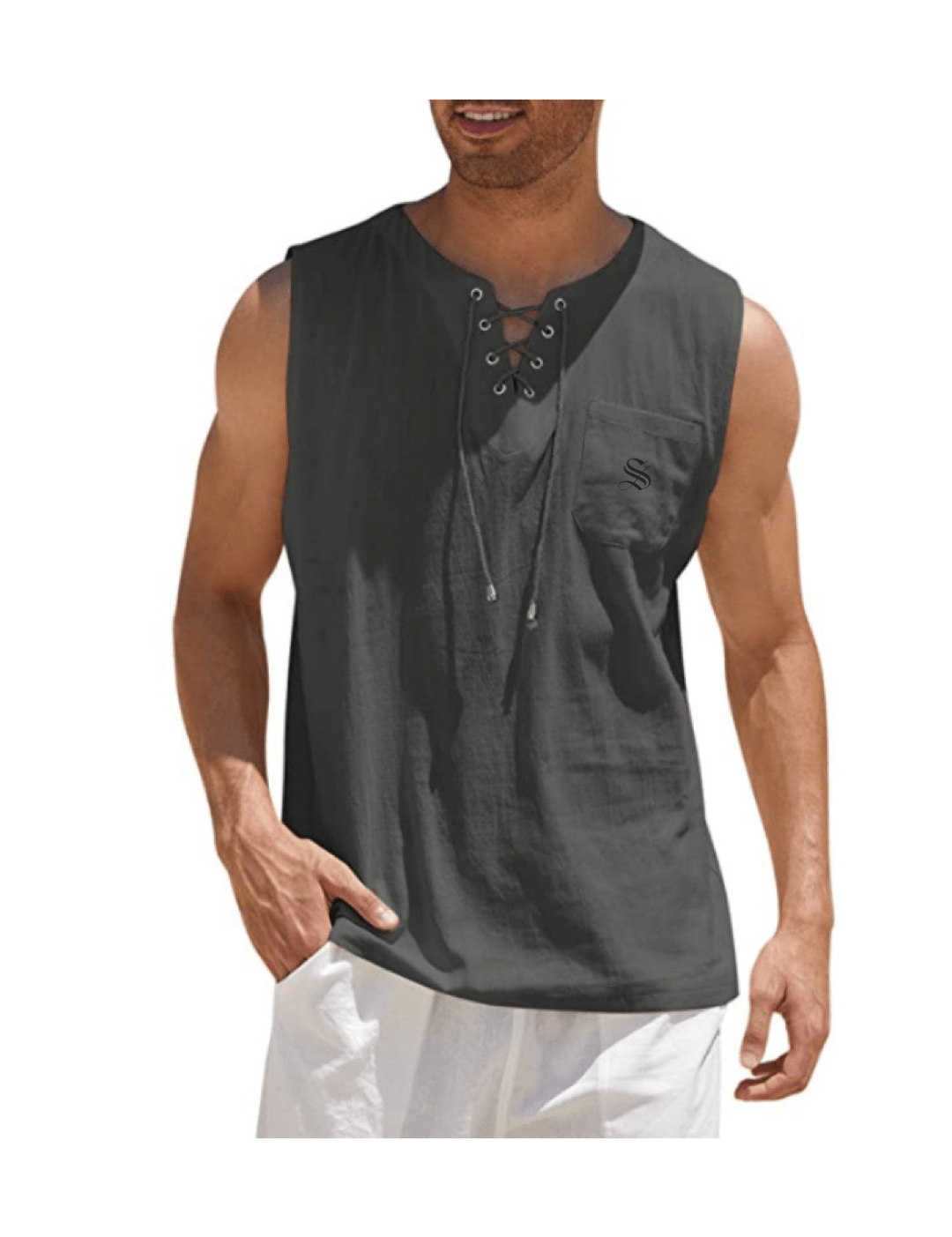 SKips - Tank Top for Men - Sarman Fashion - Wholesale Clothing Fashion Brand for Men from Canada