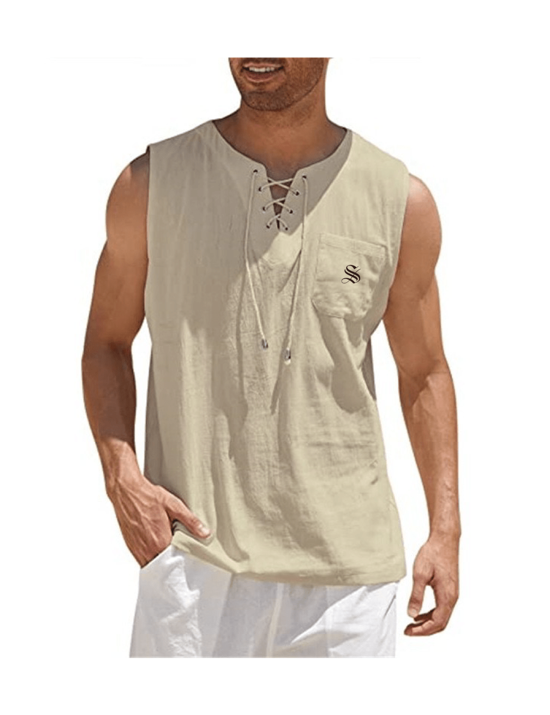 SKips - Tank Top for Men - Sarman Fashion - Wholesale Clothing Fashion Brand for Men from Canada