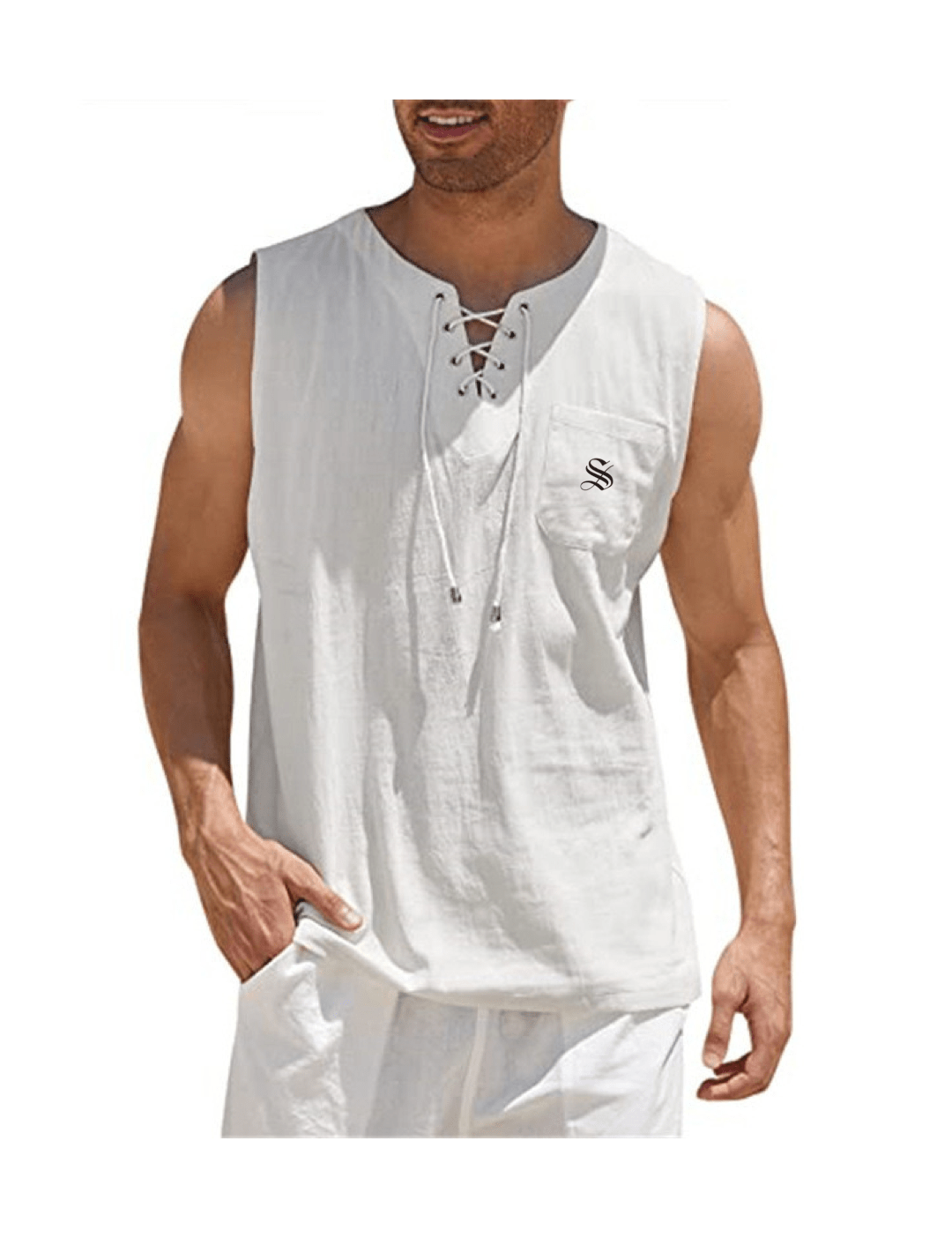 SKips - Tank Top for Men - Sarman Fashion - Wholesale Clothing Fashion Brand for Men from Canada