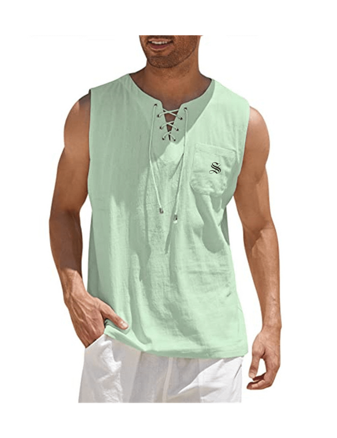 SKips - Tank Top for Men - Sarman Fashion - Wholesale Clothing Fashion Brand for Men from Canada