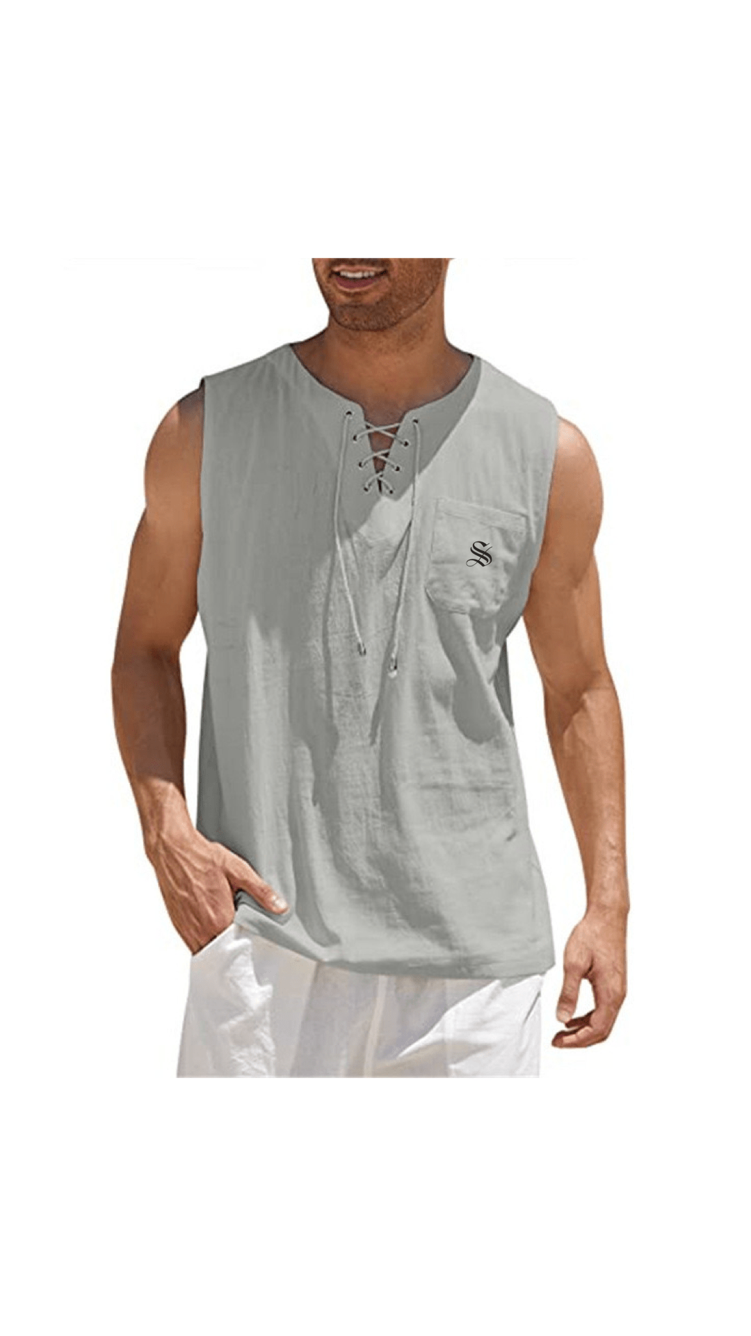 SKips - Tank Top for Men - Sarman Fashion - Wholesale Clothing Fashion Brand for Men from Canada