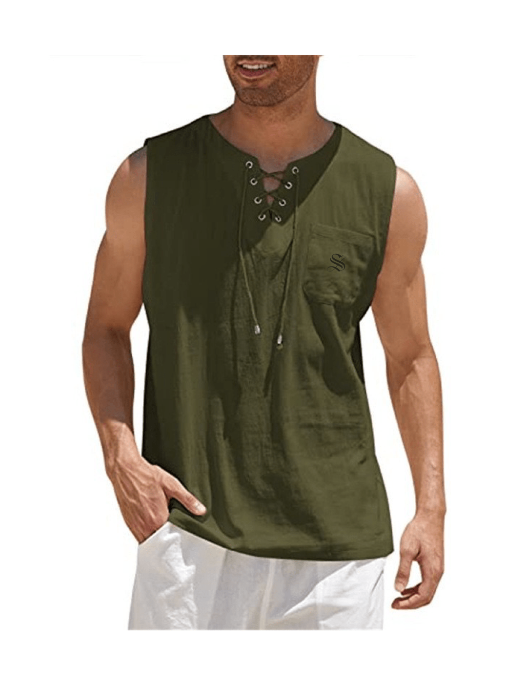 SKips - Tank Top for Men - Sarman Fashion - Wholesale Clothing Fashion Brand for Men from Canada