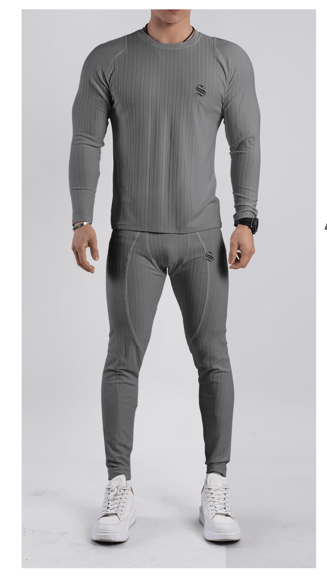 Sleeping - Complete Set Leggings & Long Sleeves Shirt for Men - Sarman Fashion - Wholesale Clothing Fashion Brand for Men from Canada