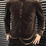 Smu 2 - Velvet Shirt for Men - Sarman Fashion - Wholesale Clothing Fashion Brand for Men from Canada