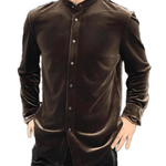 Smu 2 - Velvet Shirt for Men - Sarman Fashion - Wholesale Clothing Fashion Brand for Men from Canada