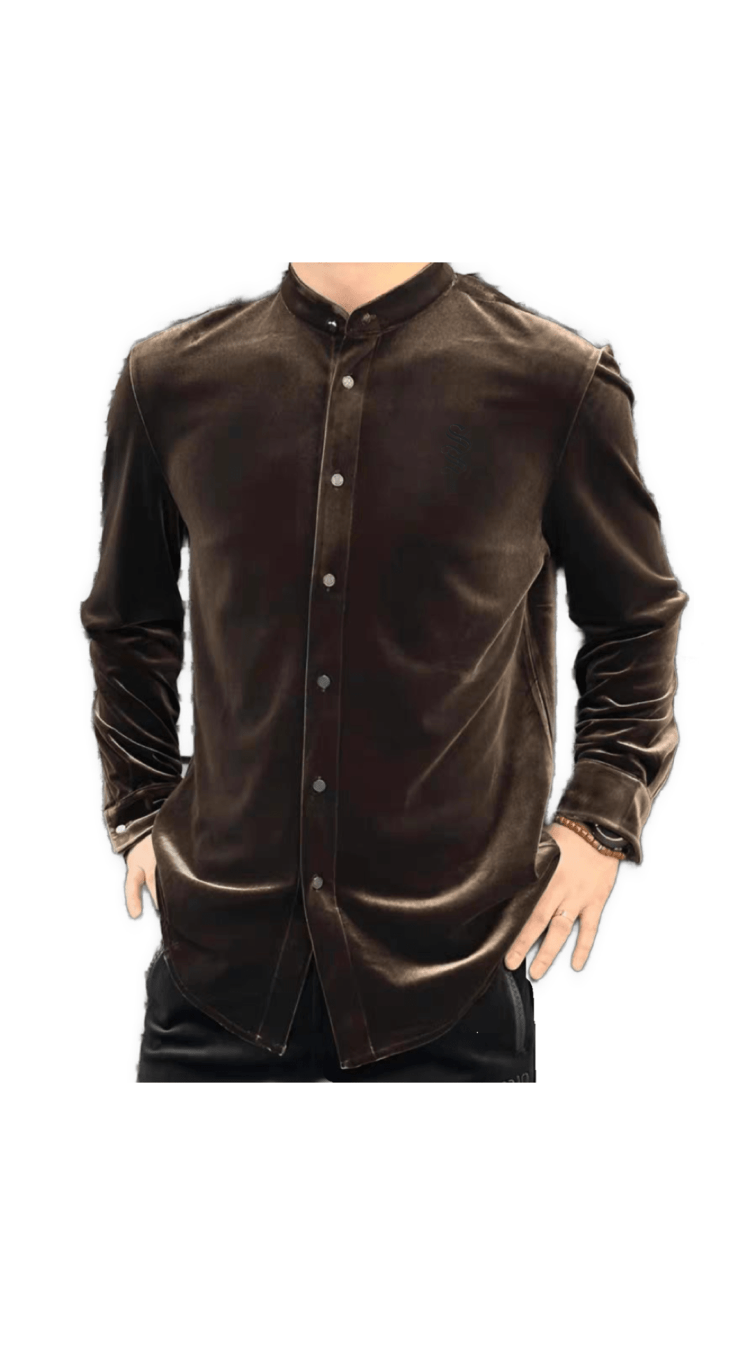 Smu 2 - Velvet Shirt for Men - Sarman Fashion - Wholesale Clothing Fashion Brand for Men from Canada