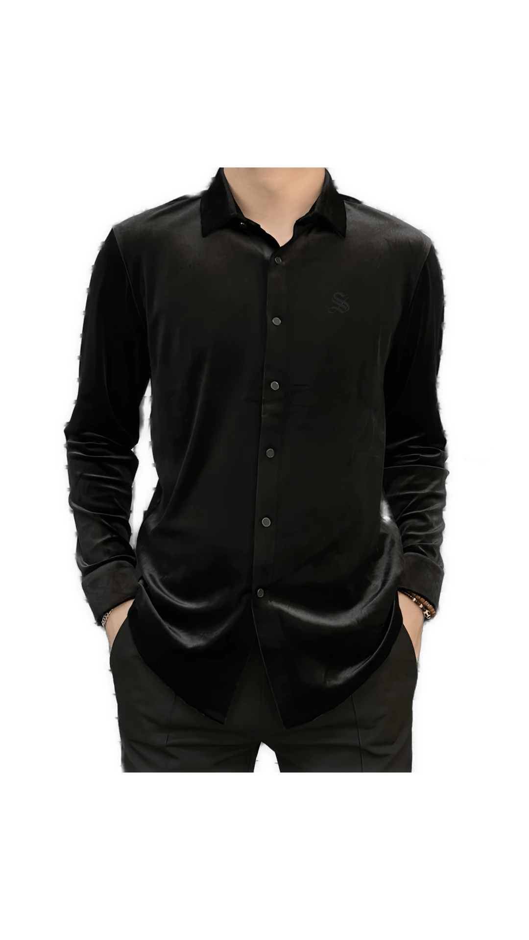 Smu - Velvet Shirt for Men - Sarman Fashion - Wholesale Clothing Fashion Brand for Men from Canada